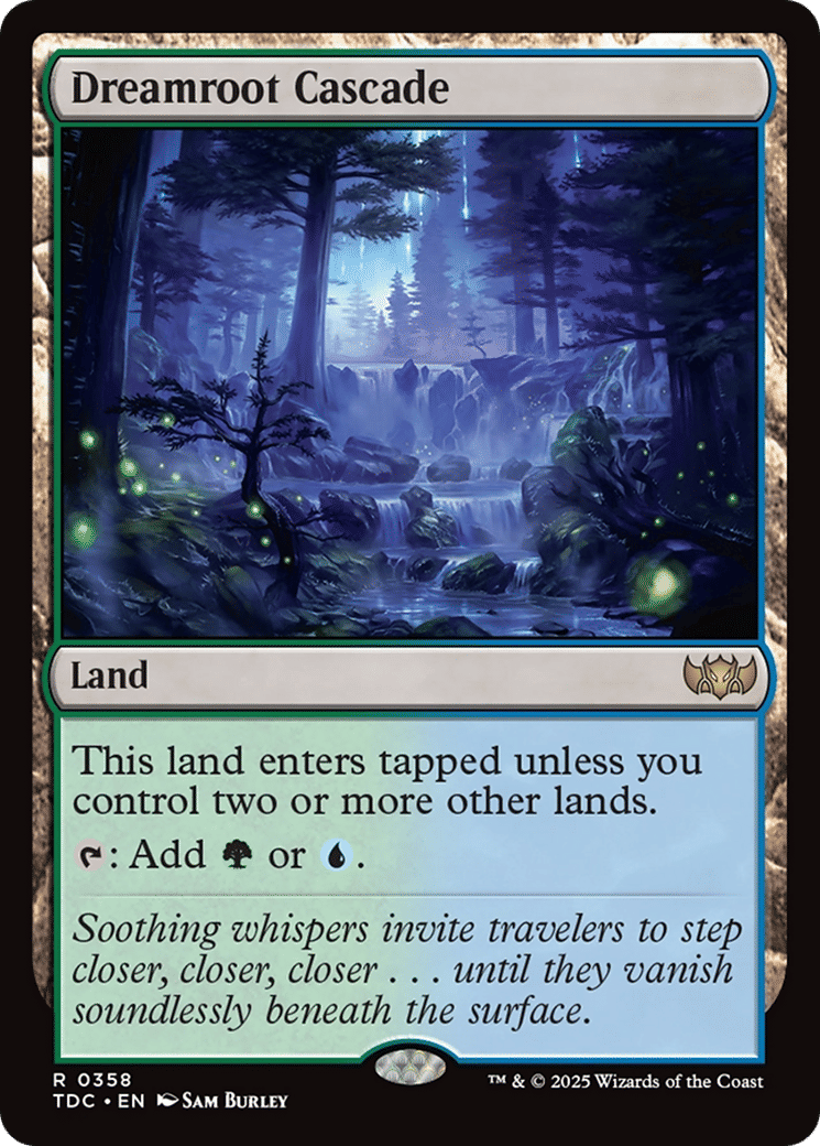 Dreamroot Cascade — Tarkir: Dragonstorm Commander — Magic: The Gathering