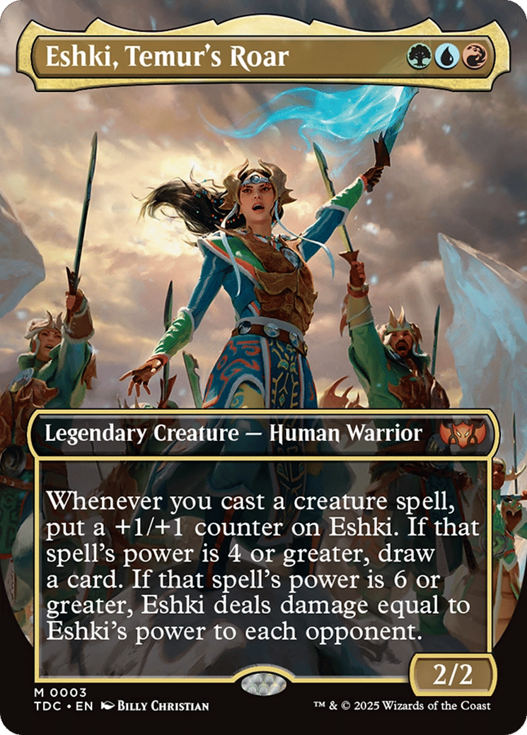 Eshki, Temur's Roar — Tarkir: Dragonstorm Commander — Magic: The Gathering