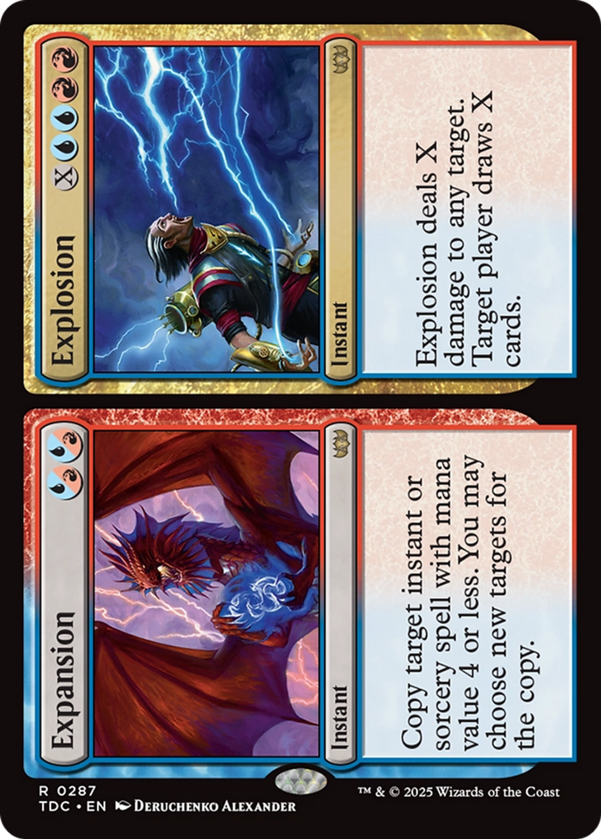 Expansion // Explosion — Tarkir: Dragonstorm Commander — Magic: The Gathering