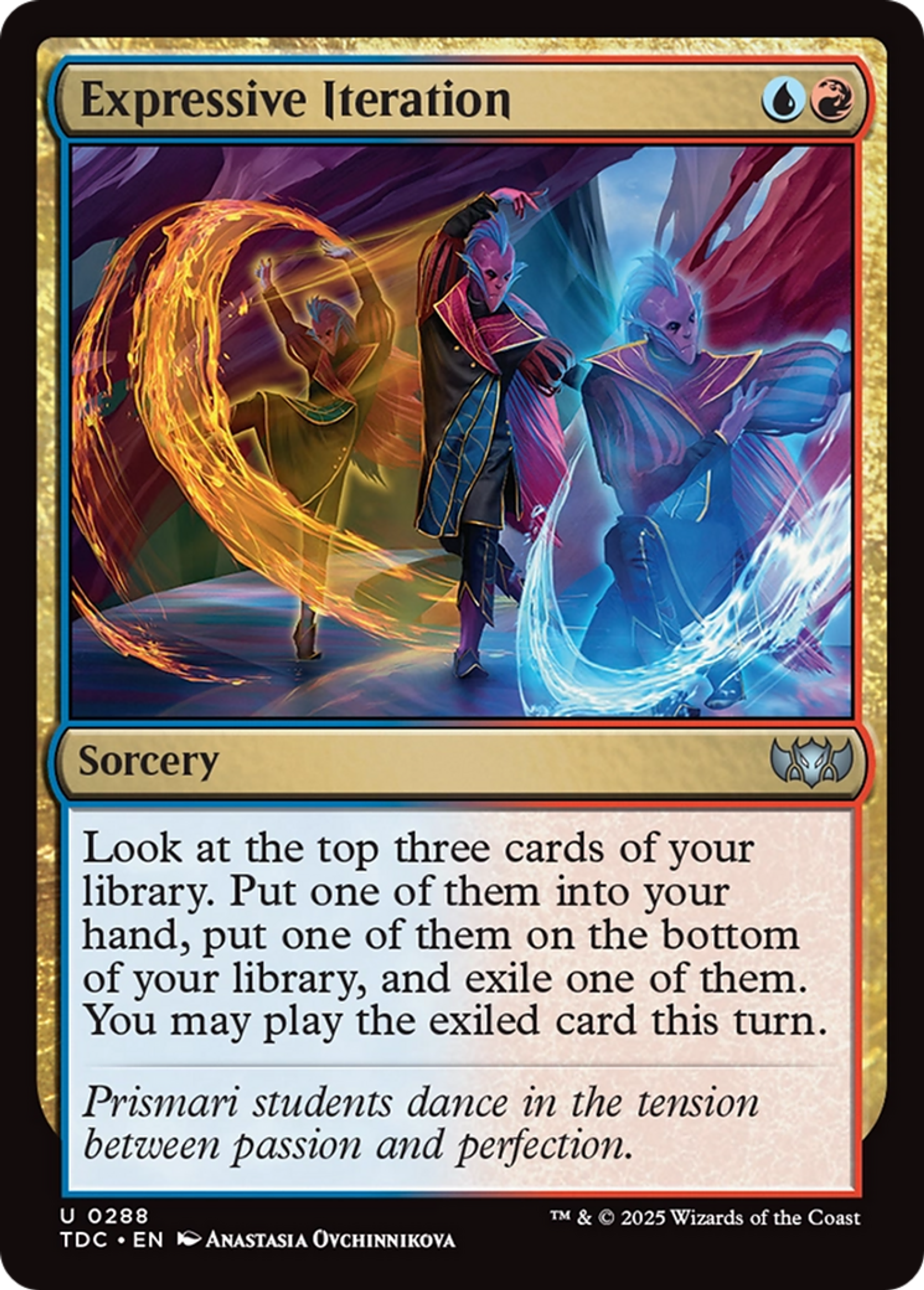 Expressive Iteration — Tarkir: Dragonstorm Commander — Magic: The Gathering