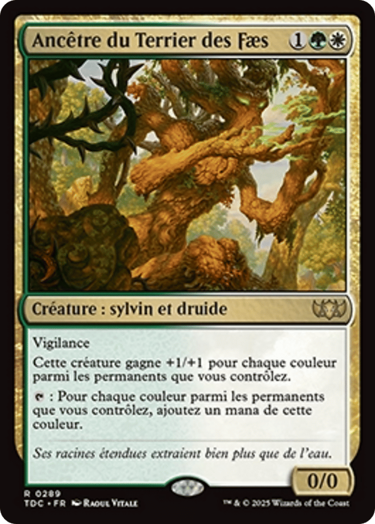 Ancêtre du Terrier des Fæs — Tarkir: Dragonstorm Commander — Magic: The Gathering
