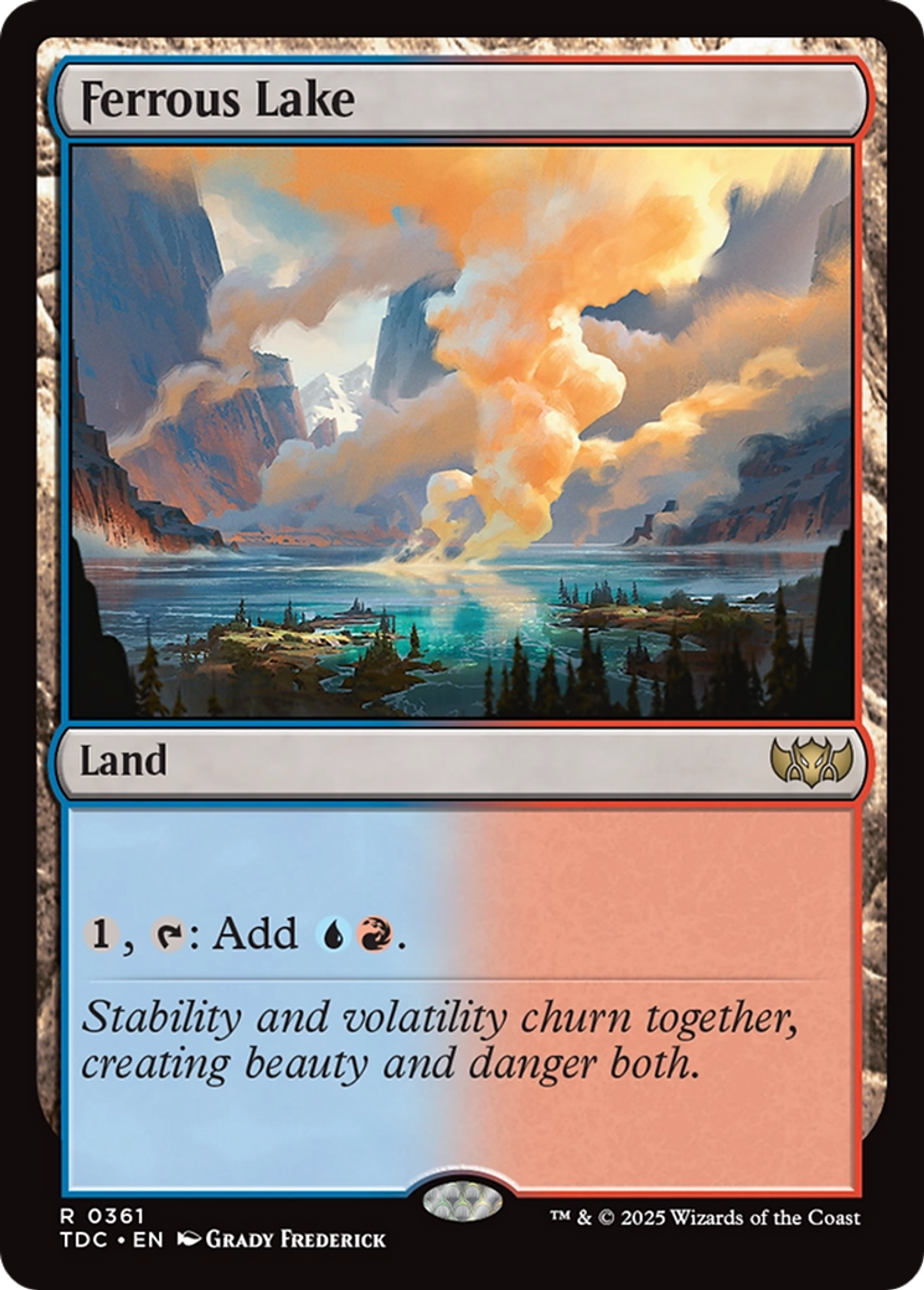 Ferrous Lake — Tarkir: Dragonstorm Commander — Magic: The Gathering