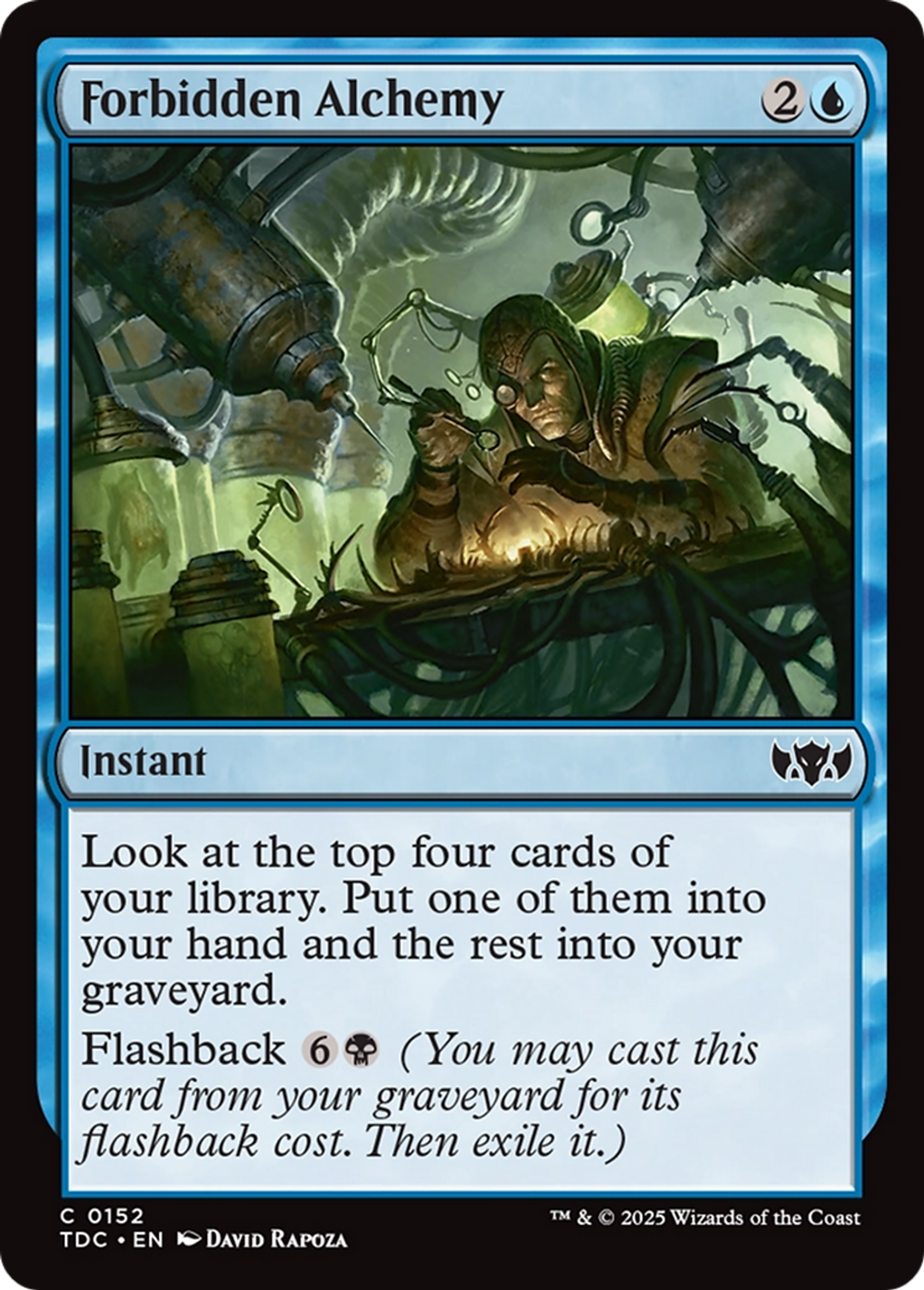 Forbidden Alchemy — Tarkir: Dragonstorm Commander — Magic: The Gathering