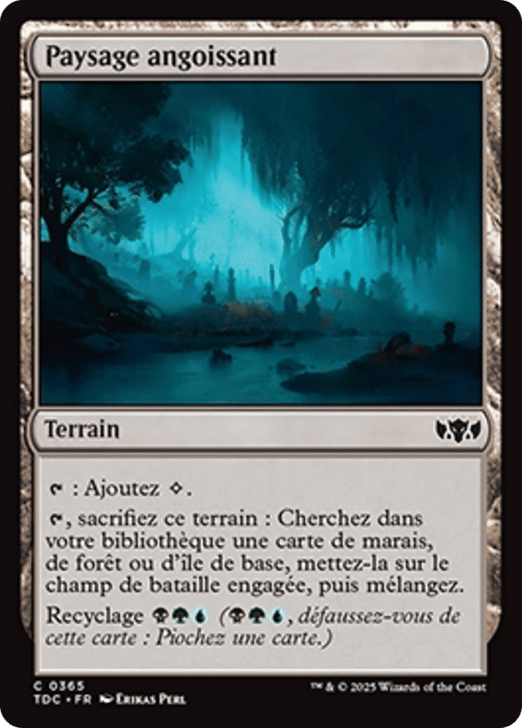 Paysage angoissant — Tarkir: Dragonstorm Commander — Magic: The Gathering