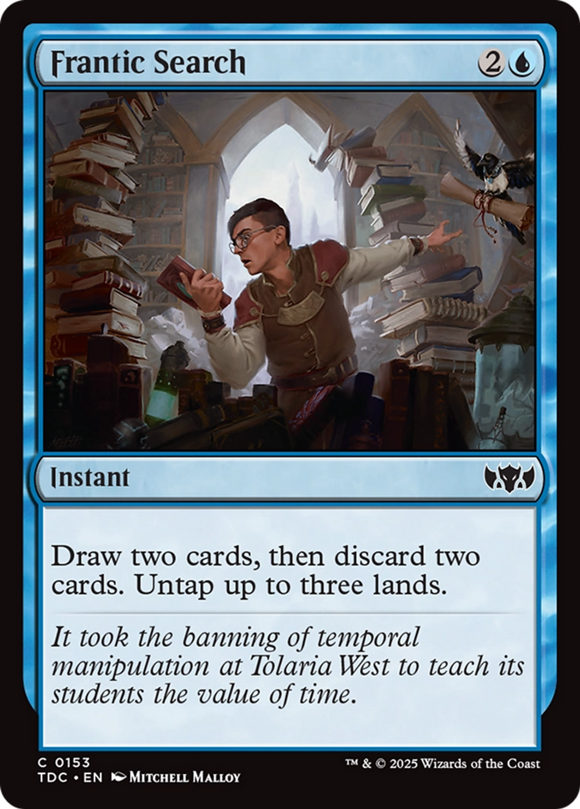 Frantic Search — Tarkir: Dragonstorm Commander — Magic: The Gathering