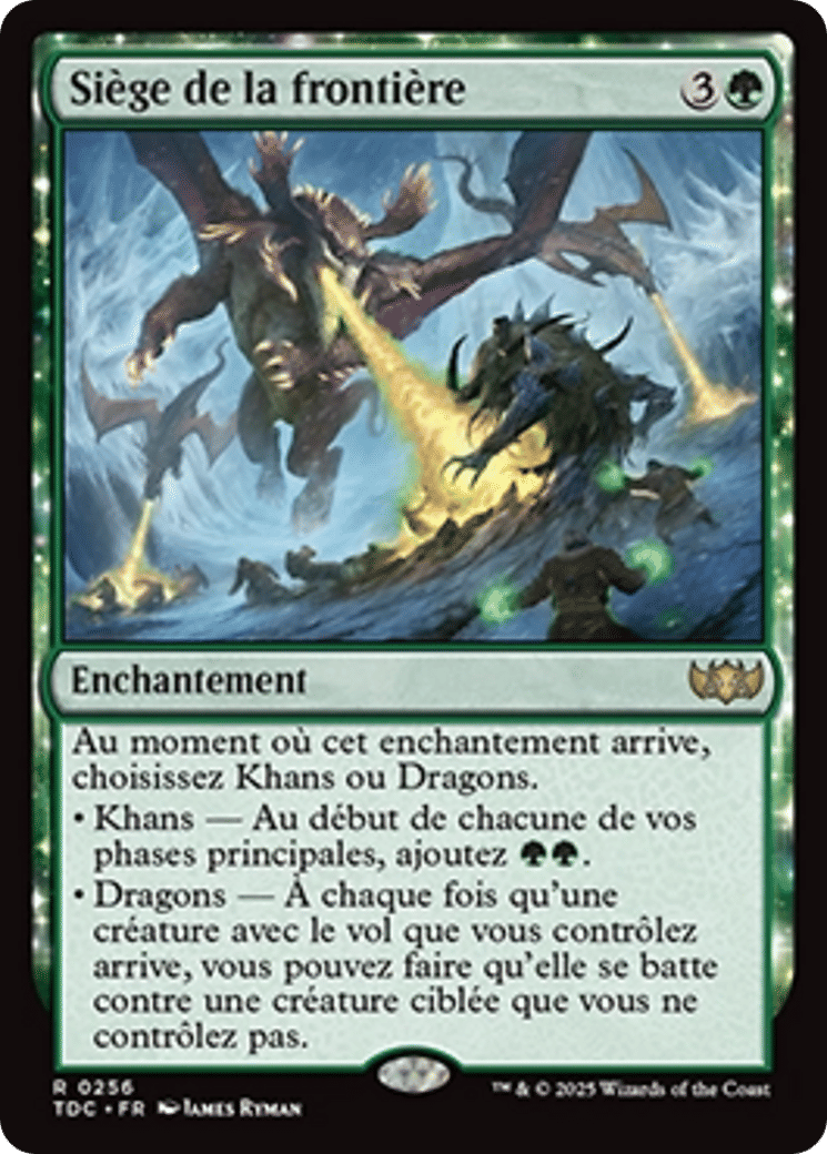 Siège de la frontière — Tarkir: Dragonstorm Commander — Magic: The Gathering