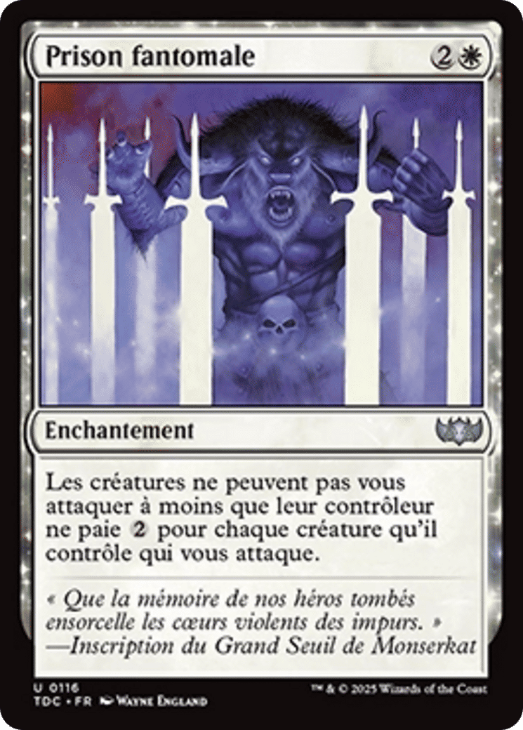 Prison fantomale — Tarkir: Dragonstorm Commander — Magic: The Gathering