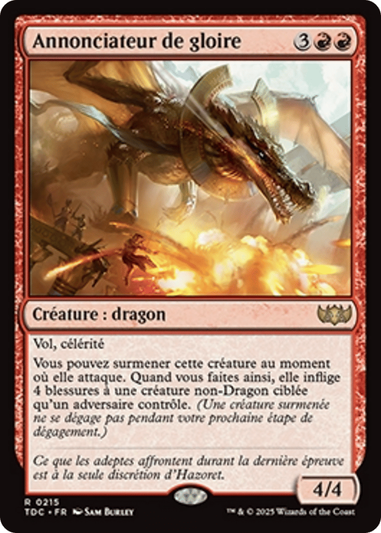 Annonciateur de gloire from Tarkir: Dragonstorm Commander - Magic: The Gathering