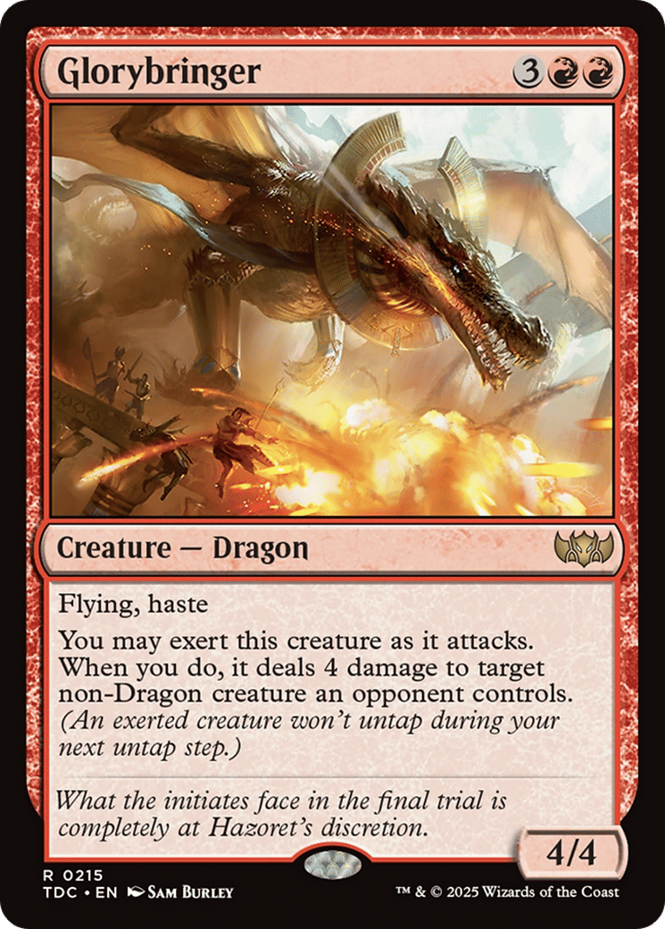 Glorybringer — Tarkir: Dragonstorm Commander — Magic: The Gathering