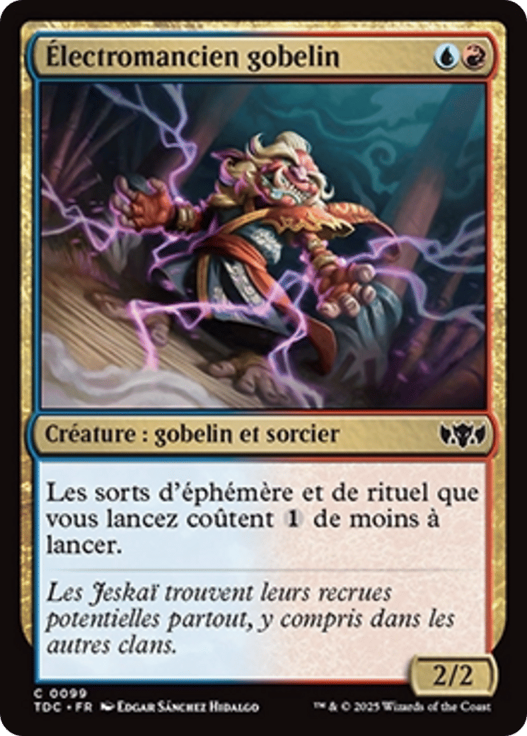 Électromancien gobelin — Tarkir: Dragonstorm Commander — Magic: The Gathering