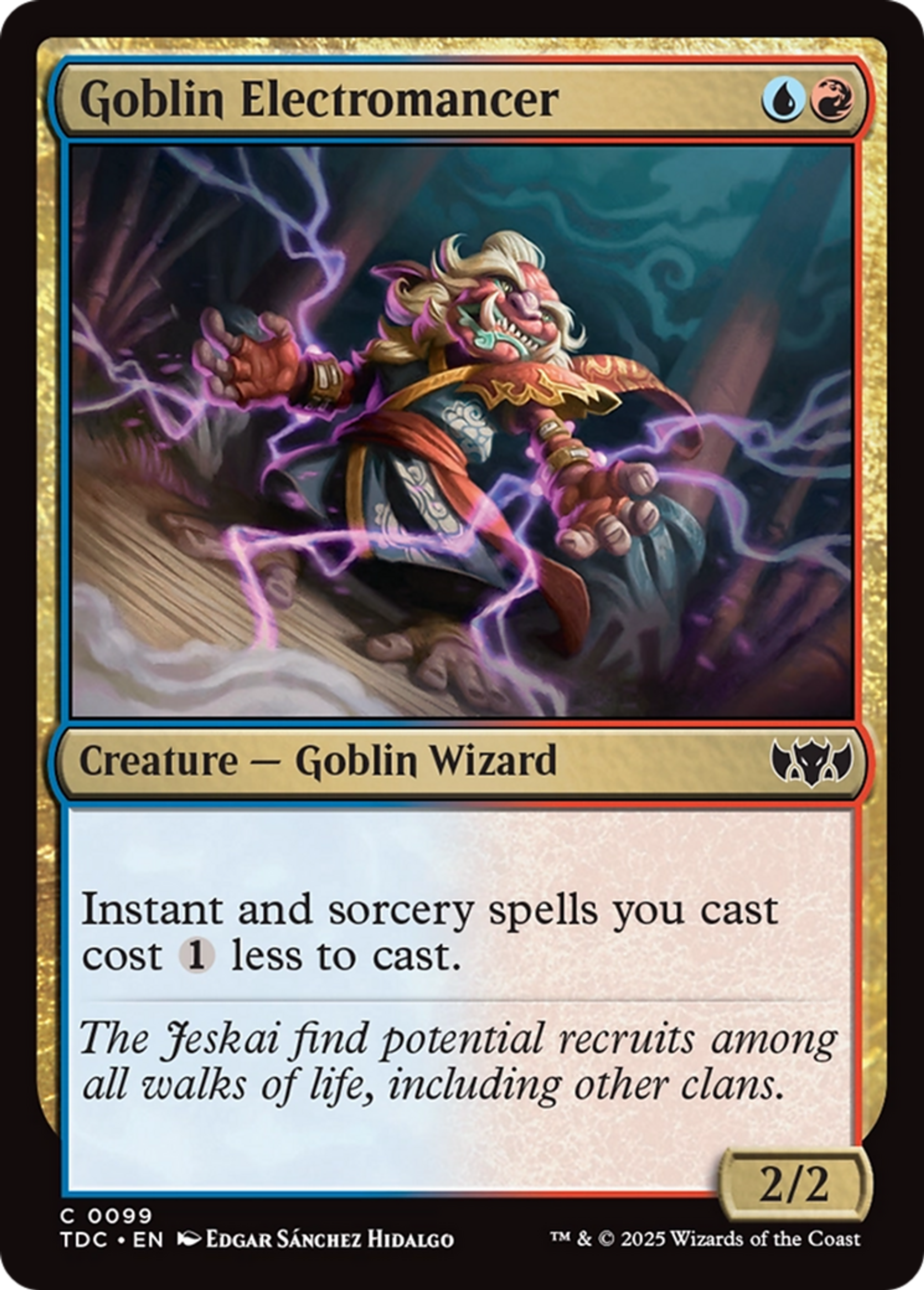 Électromancien gobelin — Tarkir: Dragonstorm Commander — Magic: The Gathering