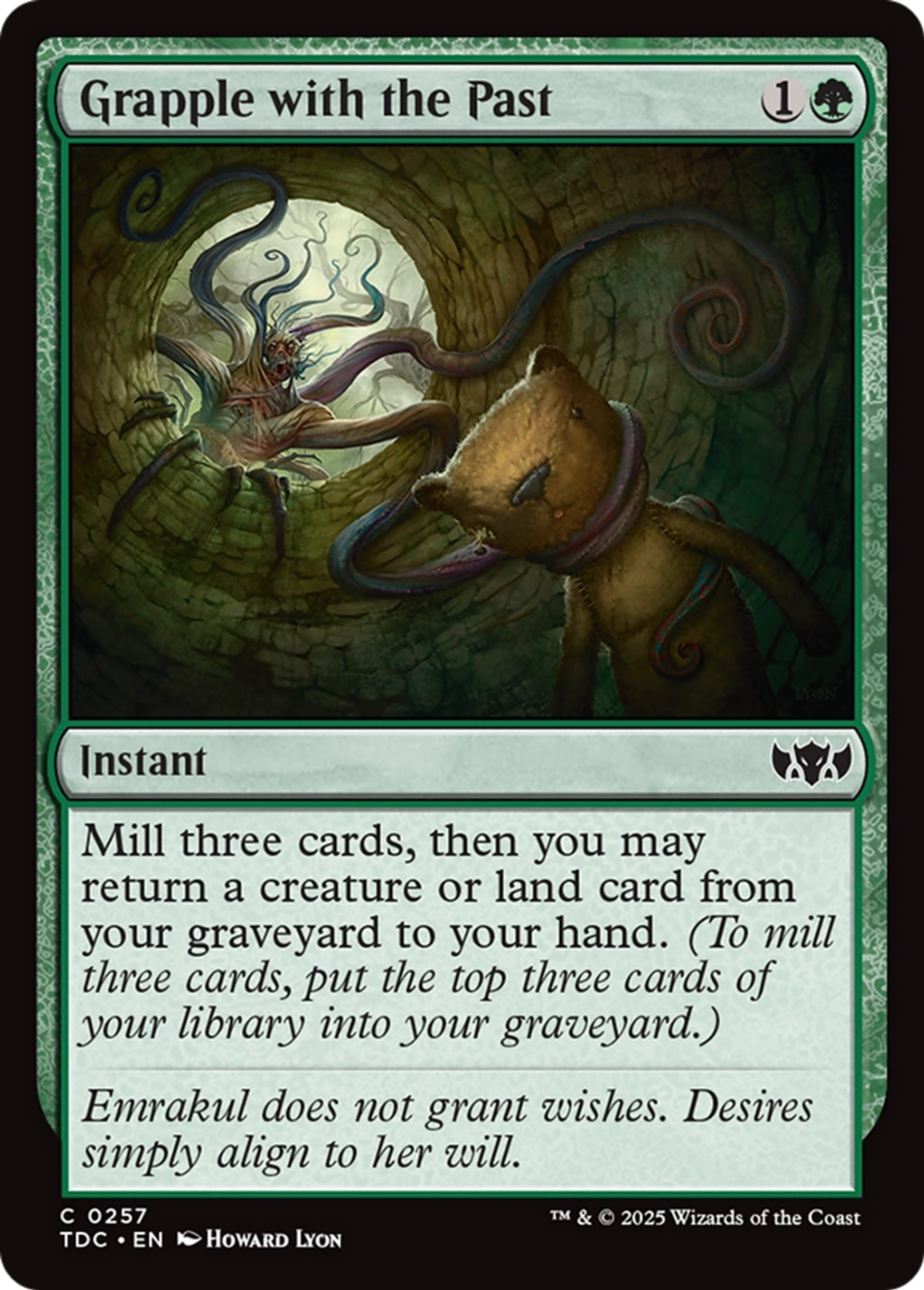 Grapple with the Past — Tarkir: Dragonstorm Commander — Magic: The Gathering