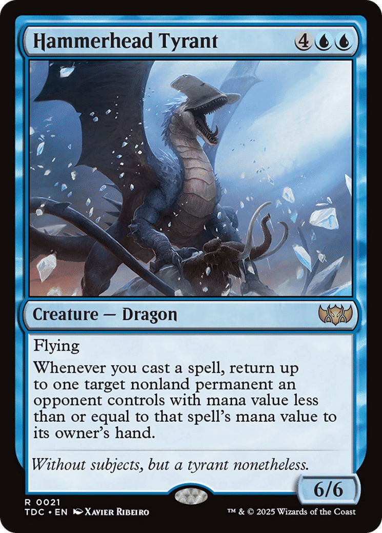 Hammerhead Tyrant — Tarkir: Dragonstorm Commander — Magic: The Gathering