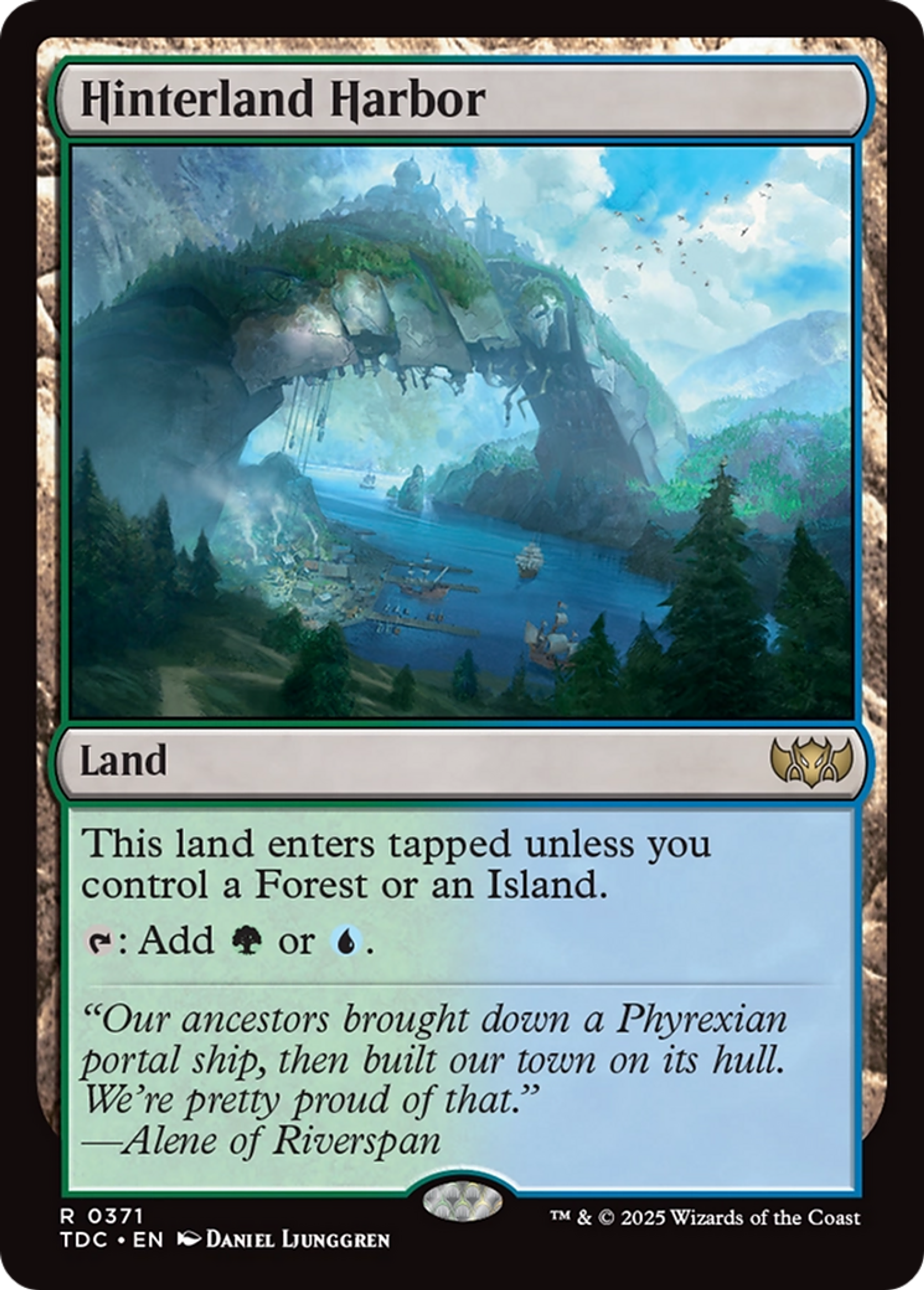 Hinterland Harbor — Tarkir: Dragonstorm Commander — Magic: The Gathering