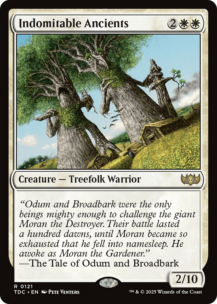 Indomitable Ancients — Tarkir: Dragonstorm Commander — Magic: The Gathering