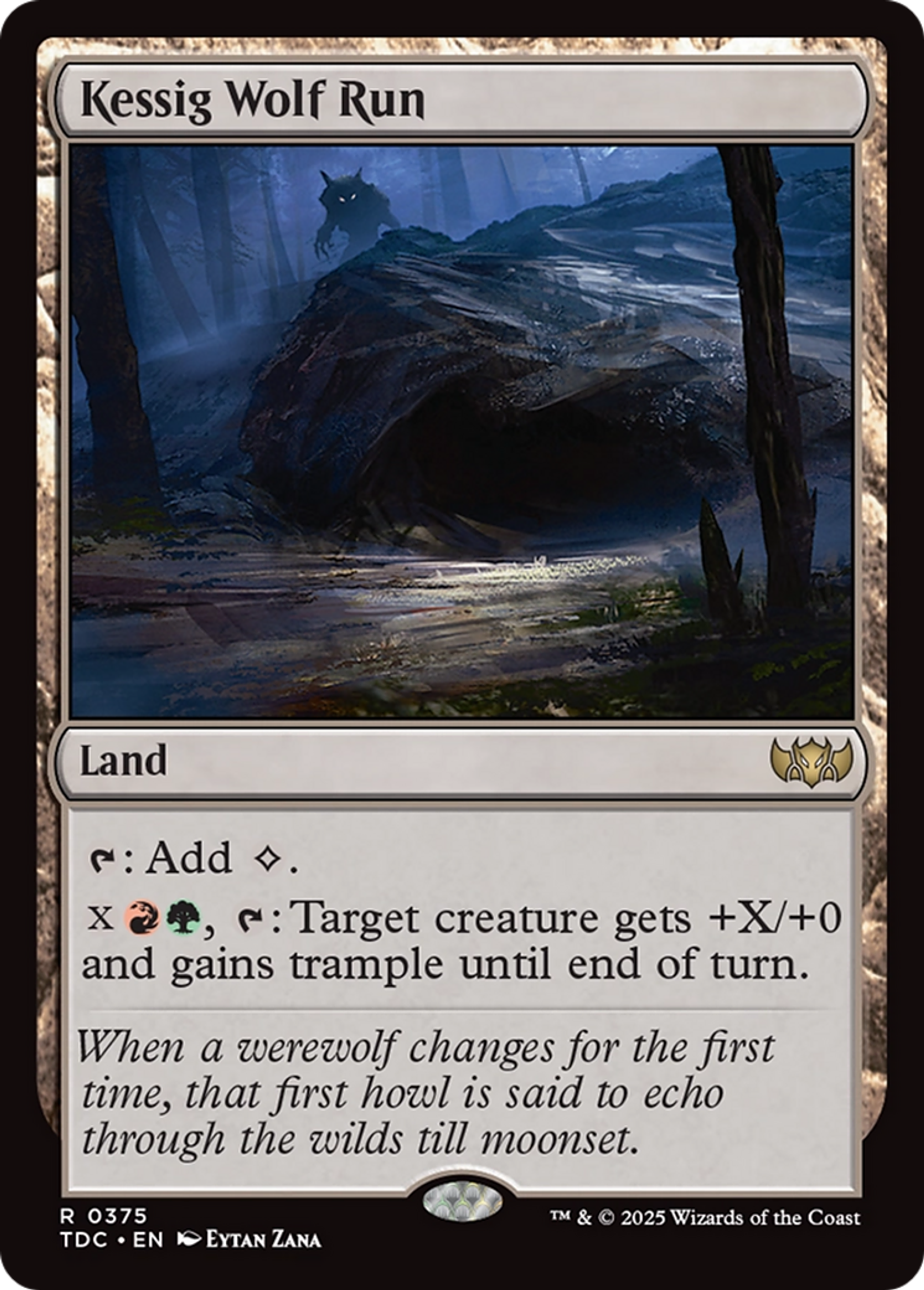 Garenne au Loup de Kessig — Tarkir: Dragonstorm Commander — Magic: The Gathering