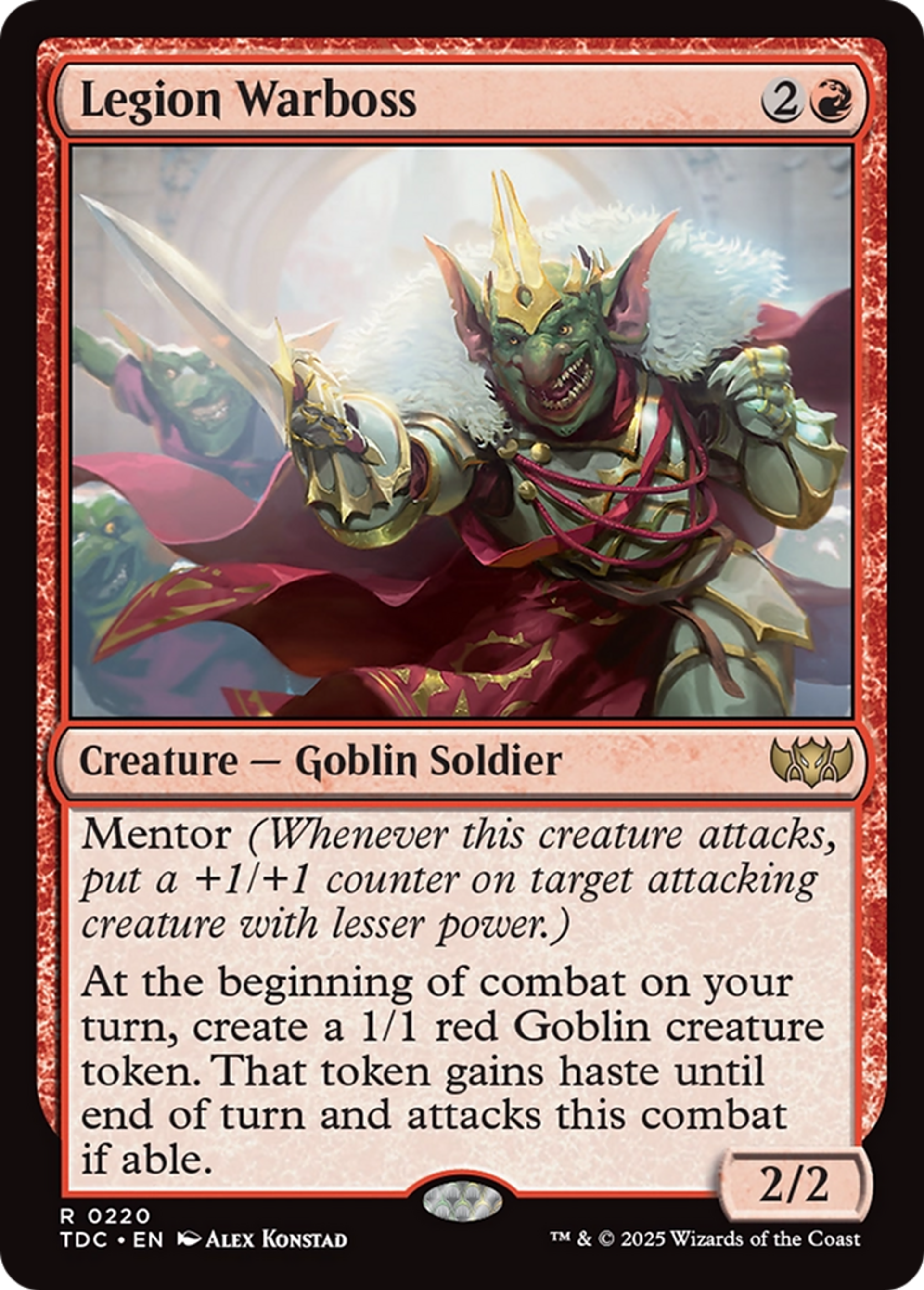 Patron de guerre de la Légion — Tarkir: Dragonstorm Commander — Magic: The Gathering