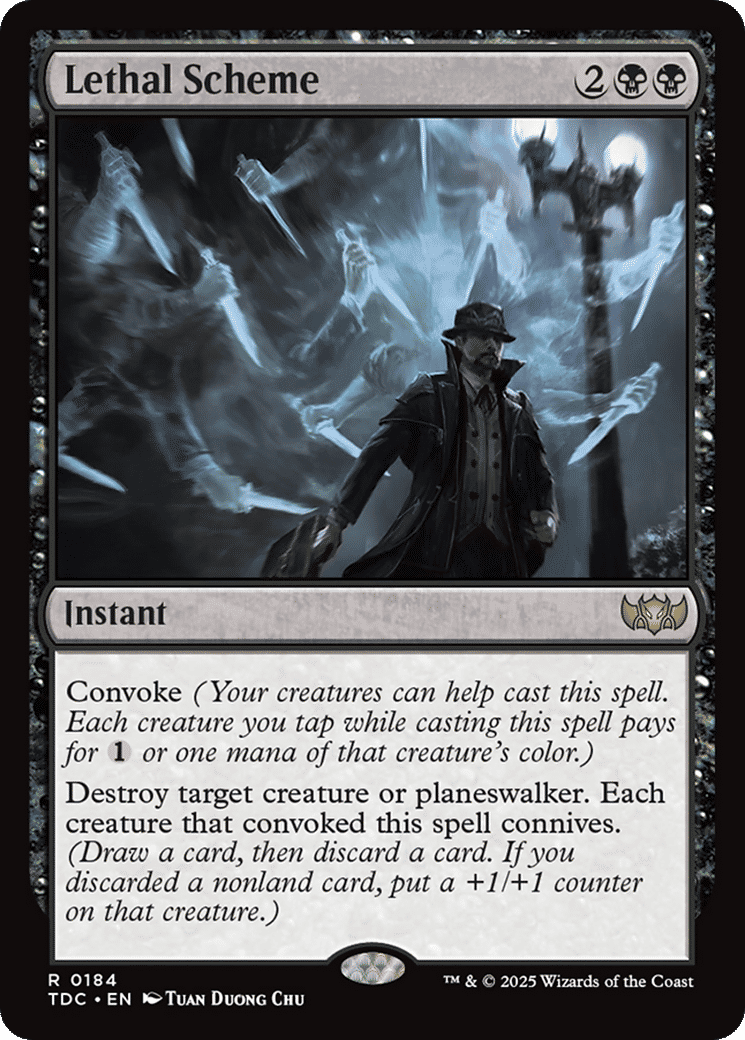 Lethal Scheme — Tarkir: Dragonstorm Commander — Magic: The Gathering