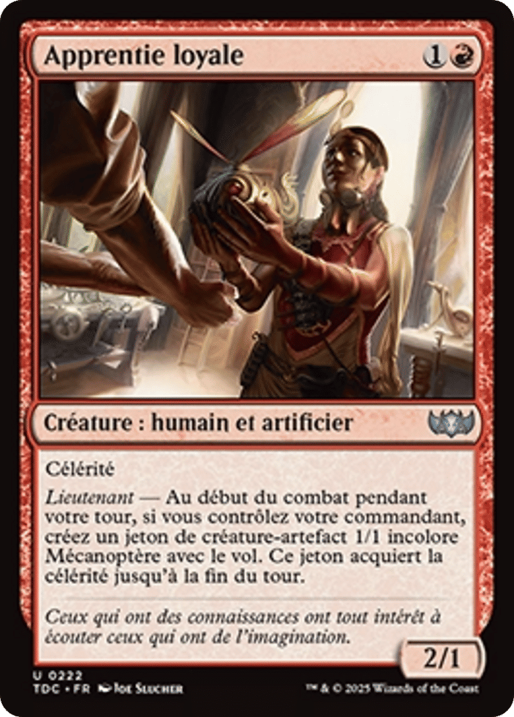 Apprentie loyale — Tarkir: Dragonstorm Commander — Magic: The Gathering