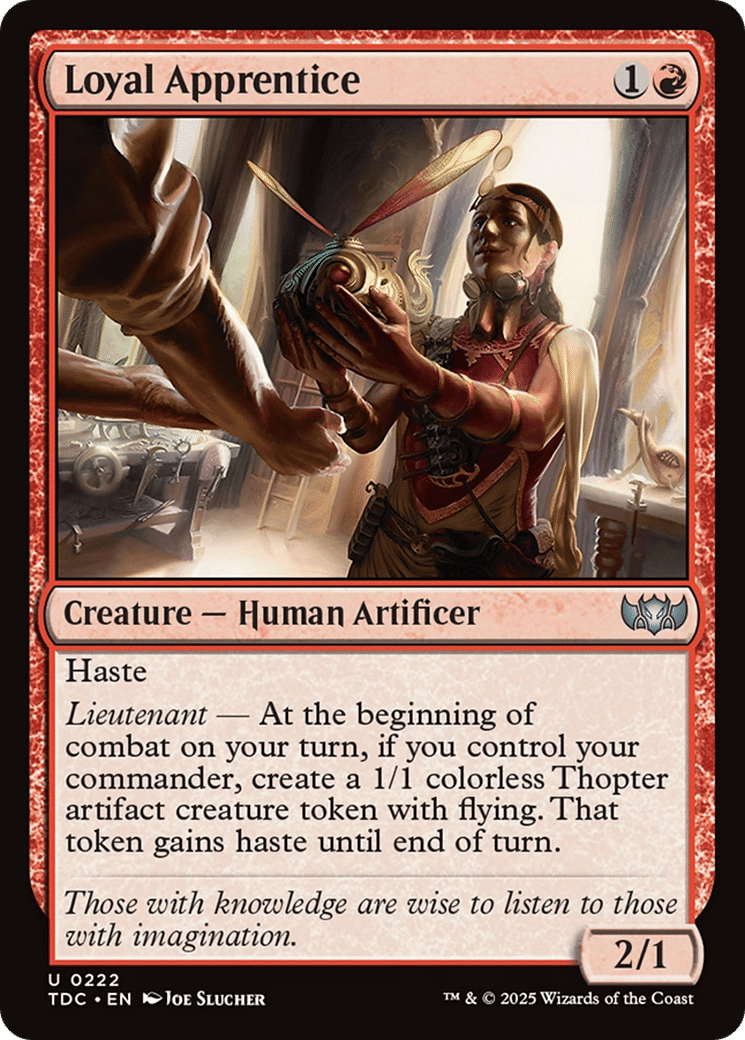 Loyal Apprentice — Tarkir: Dragonstorm Commander — Magic: The Gathering