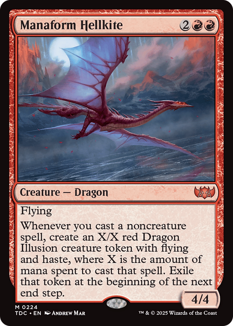 Manaform Hellkite — Tarkir: Dragonstorm Commander — Magic: The Gathering