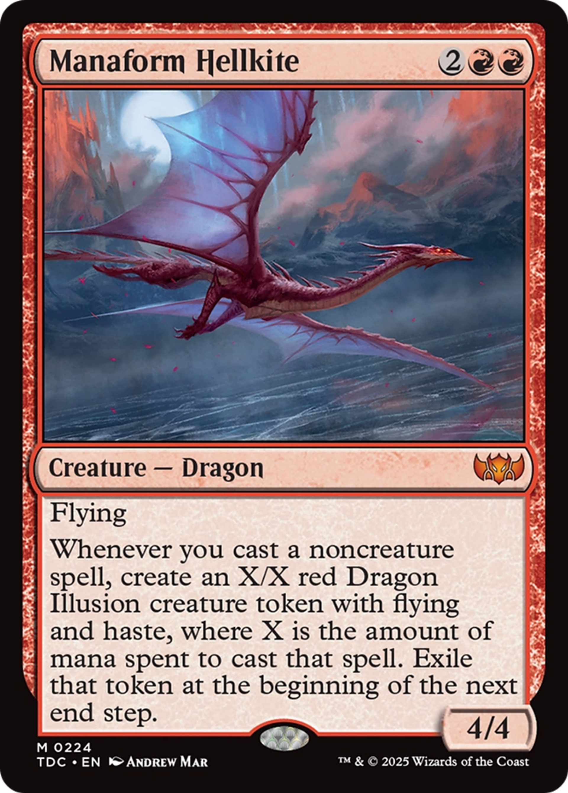Manaform Hellkite — Tarkir: Dragonstorm Commander — Magic: The Gathering