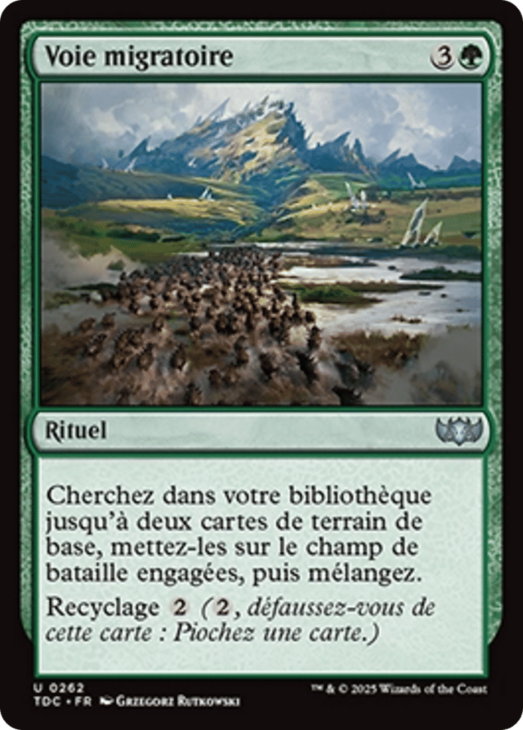 Voie migratoire — Tarkir: Dragonstorm Commander — Magic: The Gathering