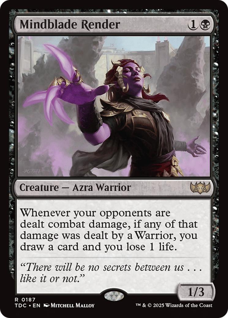 Mindblade Render — Tarkir: Dragonstorm Commander — Magic: The Gathering