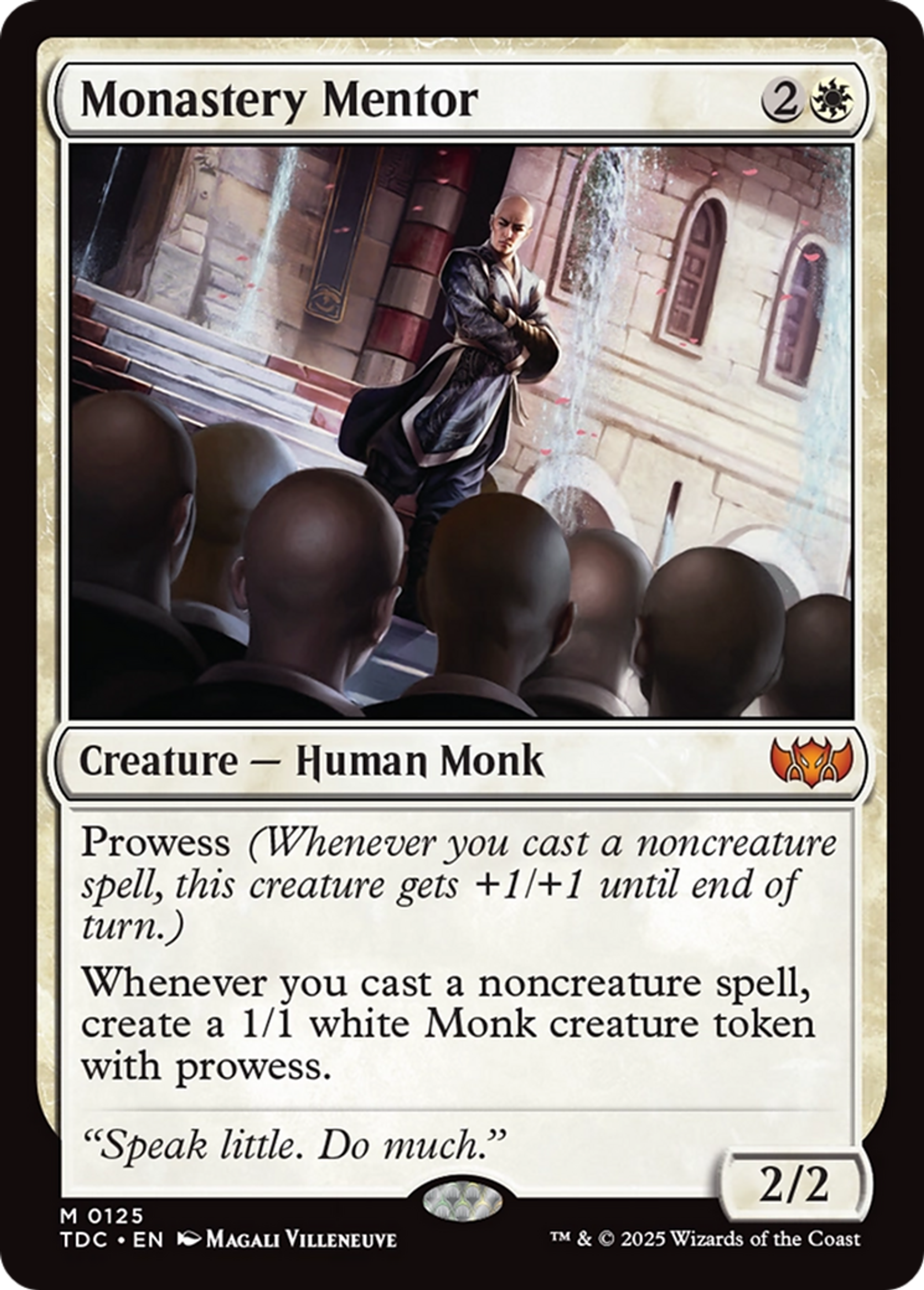 Mentor du monastère — Tarkir: Dragonstorm Commander — Magic: The Gathering