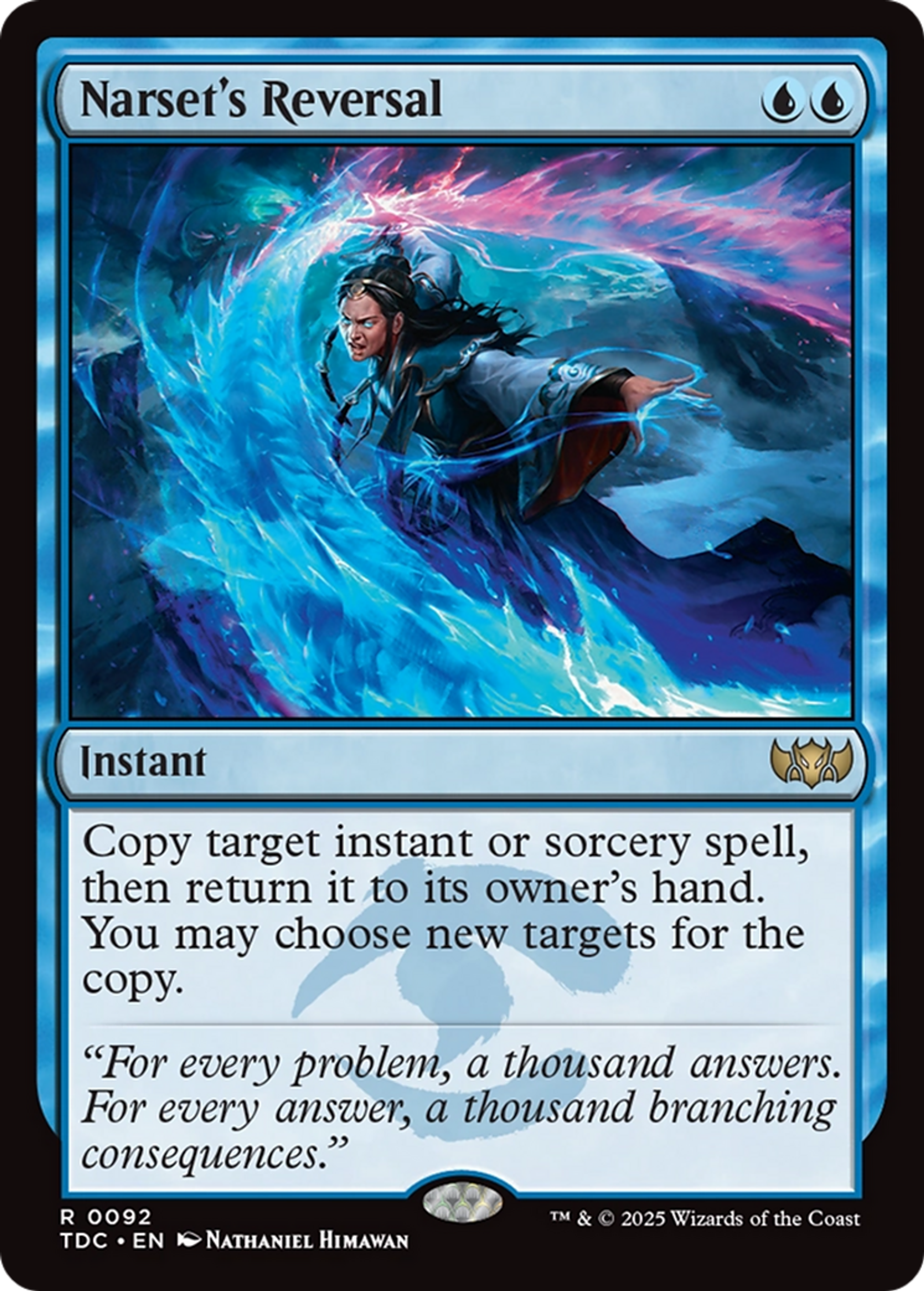 Narset's Reversal — Tarkir: Dragonstorm Commander — Magic: The Gathering