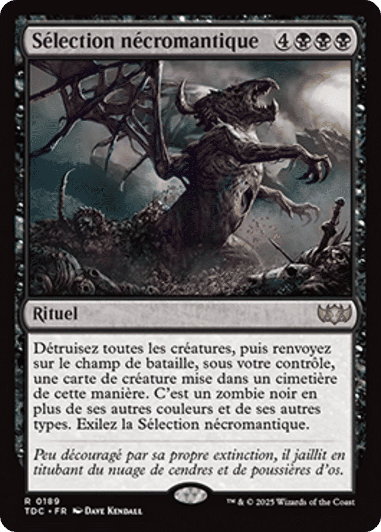 Sélection nécromantique — Tarkir: Dragonstorm Commander — Magic: The Gathering