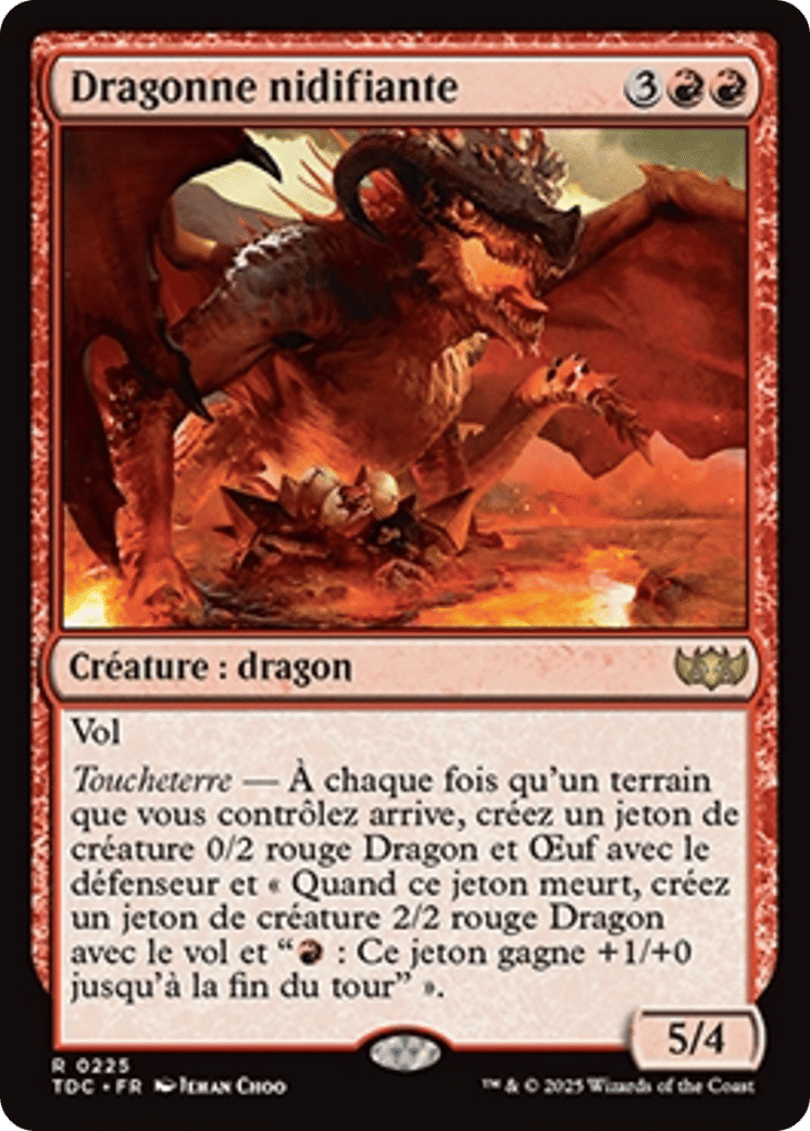 Dragonne nidifiante — Tarkir: Dragonstorm Commander — Magic: The Gathering