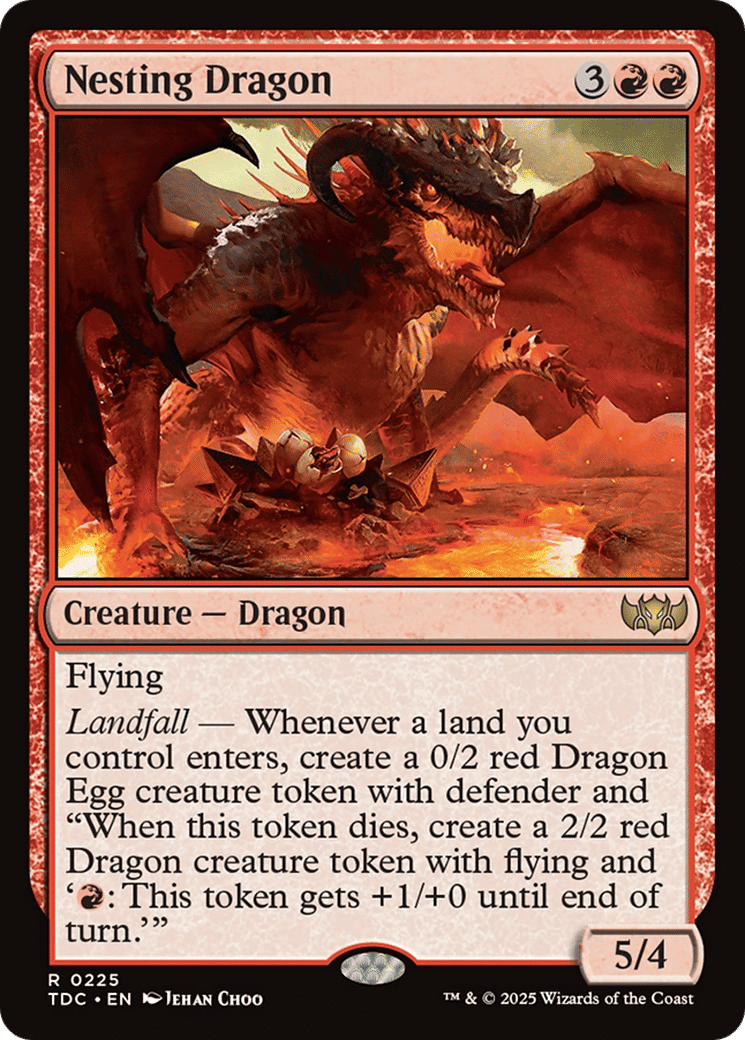 Nesting Dragon — Tarkir: Dragonstorm Commander — Magic: The Gathering