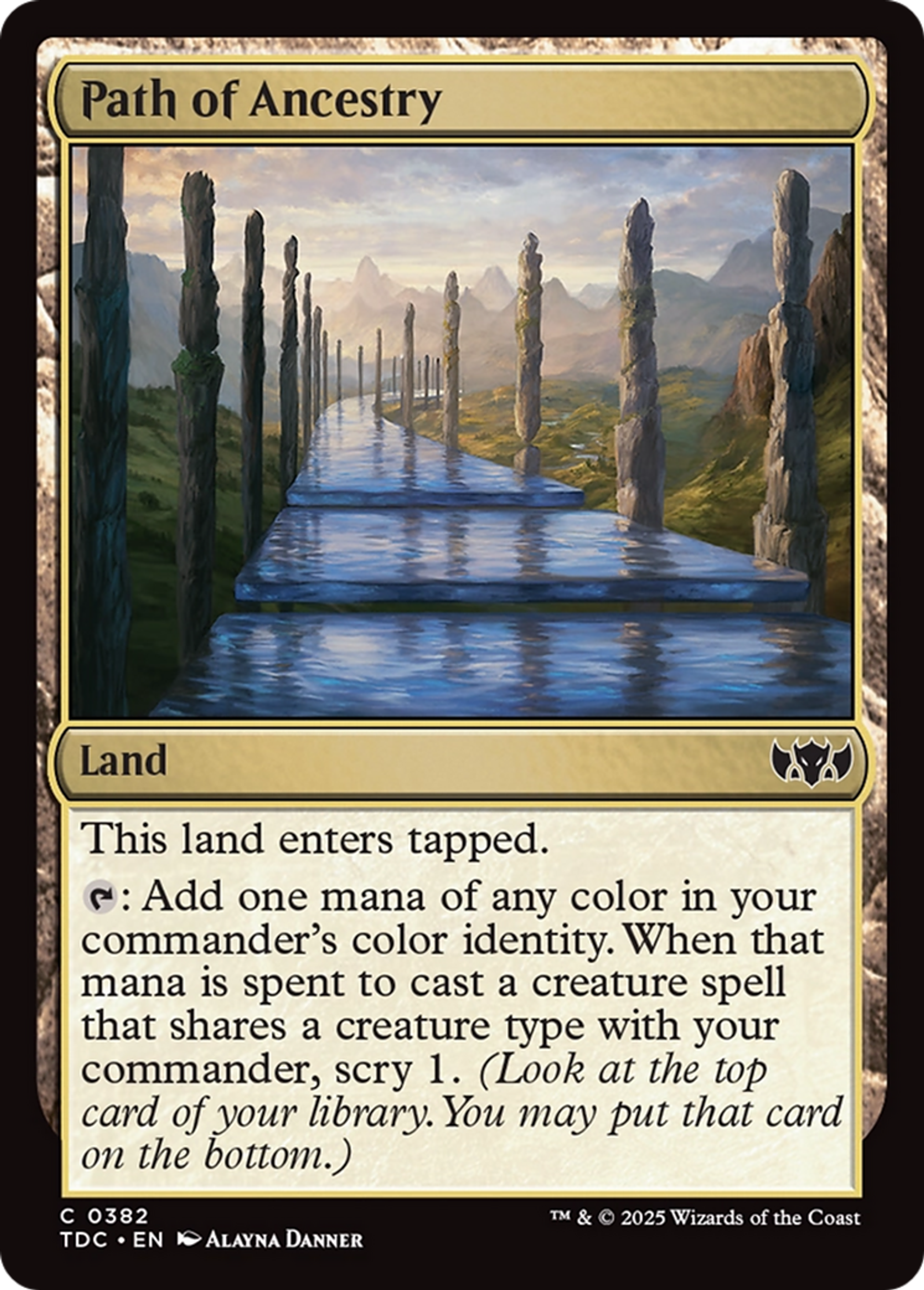 Path of Ancestry — Tarkir: Dragonstorm Commander — Magic: The Gathering