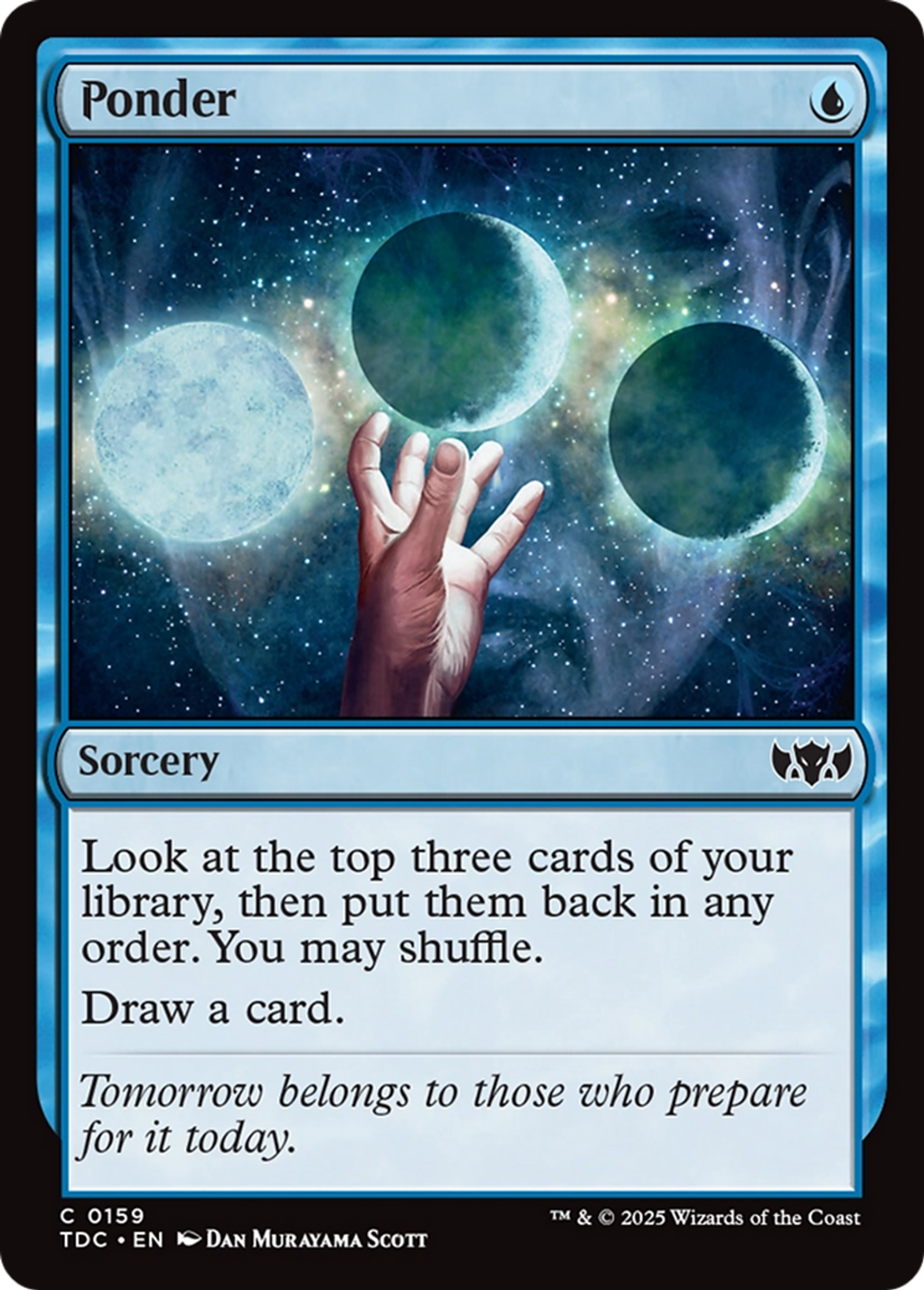 Ponder — Tarkir: Dragonstorm Commander — Magic: The Gathering
