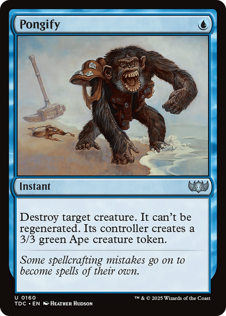 Pongify — Tarkir: Dragonstorm Commander — Magic: The Gathering