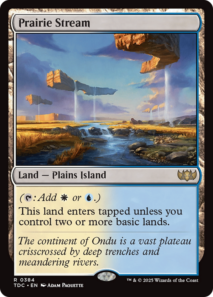 Prairie Stream — Tarkir: Dragonstorm Commander — Magic: The Gathering