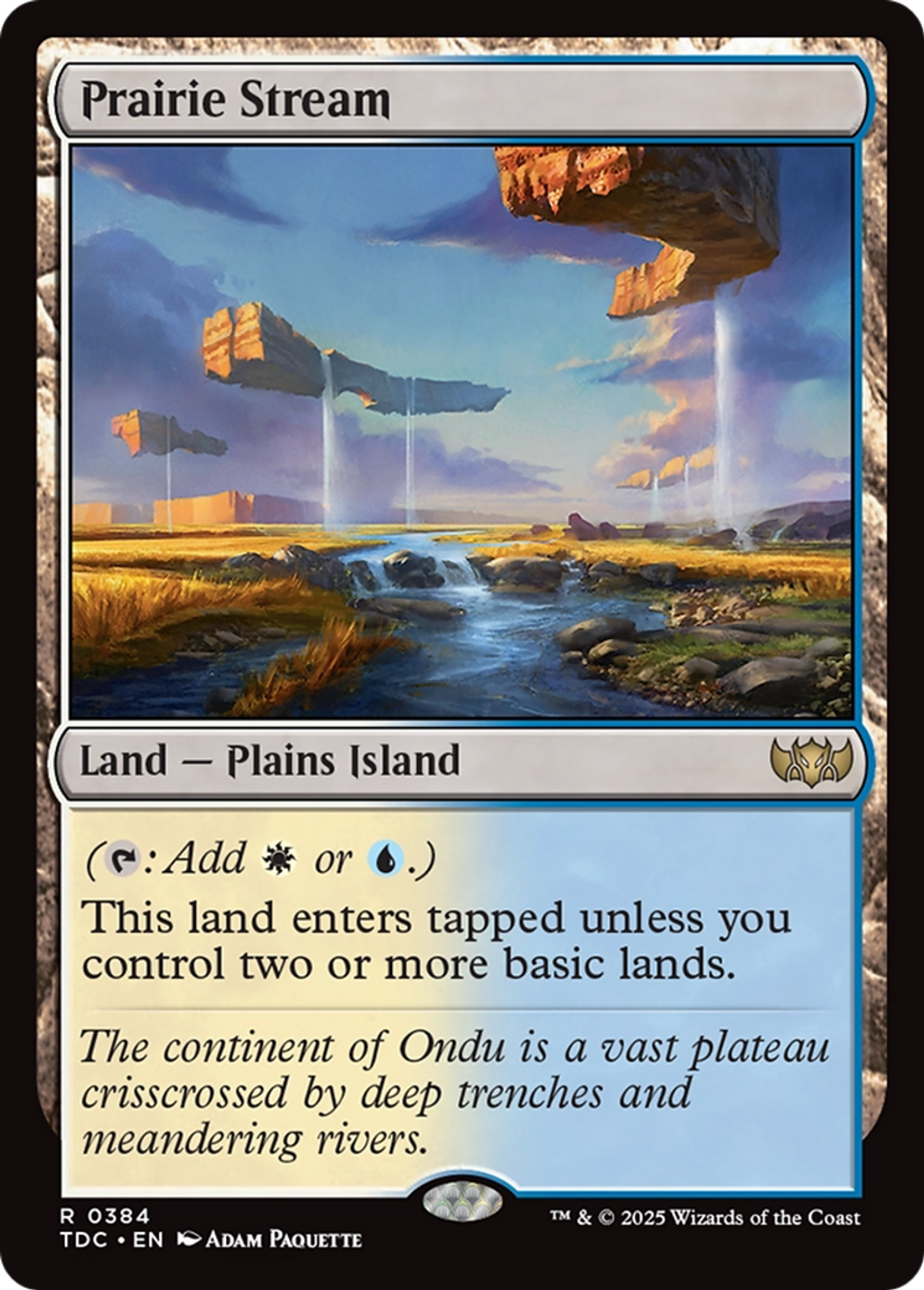 Prairie Stream — Tarkir: Dragonstorm Commander — Magic: The Gathering