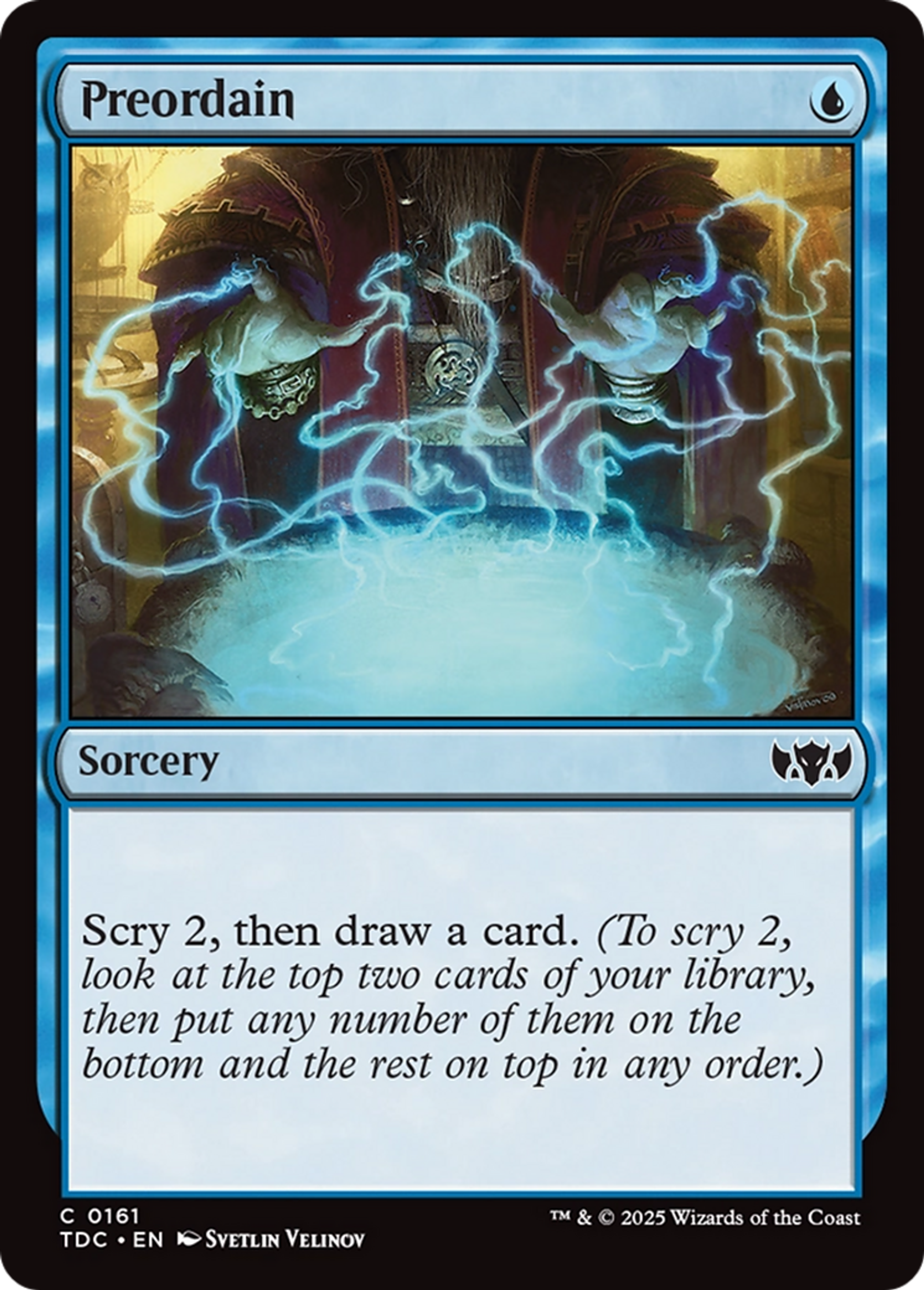 Preordain — Tarkir: Dragonstorm Commander — Magic: The Gathering