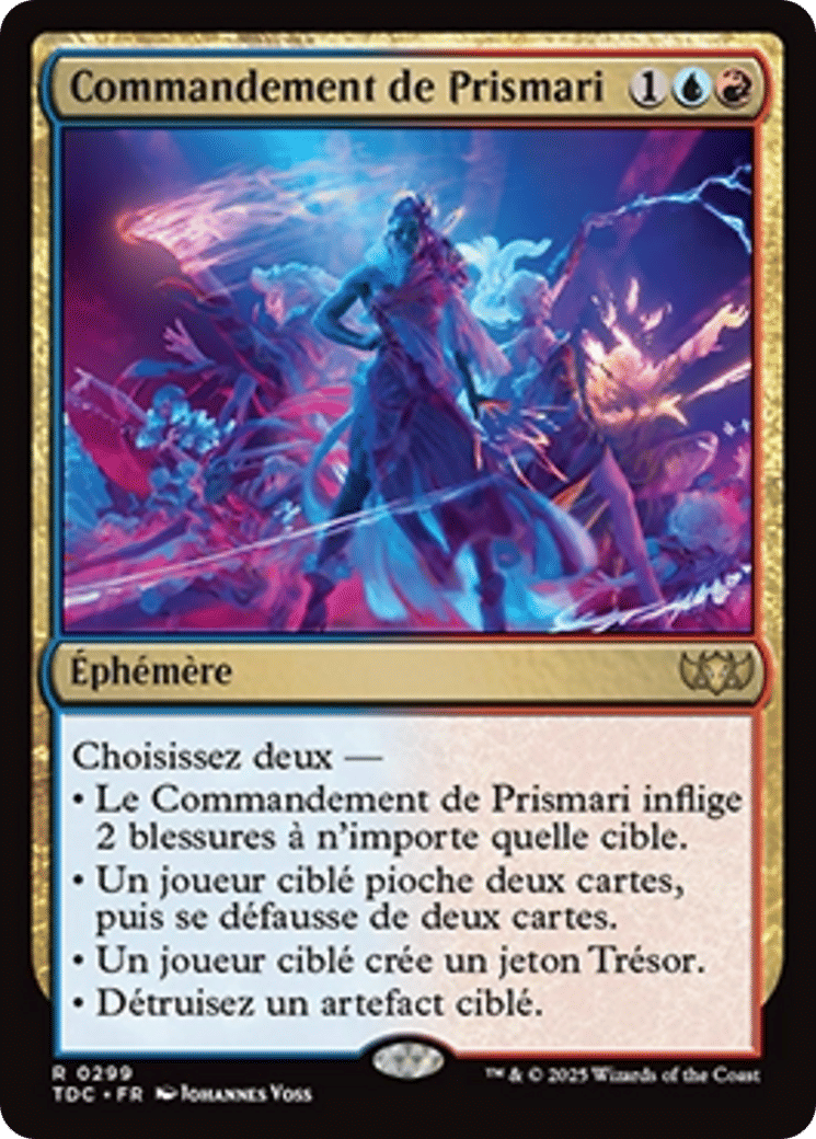 Commandement de Prismari from Tarkir: Dragonstorm Commander - Magic: The Gathering