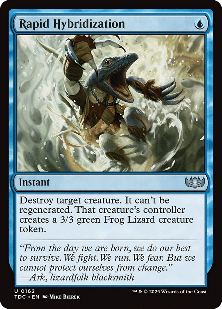 Rapid Hybridization — Tarkir: Dragonstorm Commander — Magic: The Gathering