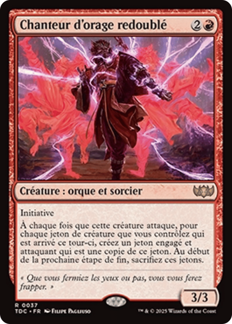 Chanteur d'orage redoublé — Tarkir: Dragonstorm Commander — Magic: The Gathering