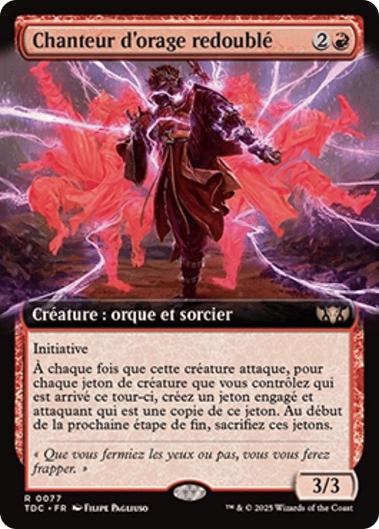 Chanteur d'orage redoublé — Tarkir: Dragonstorm Commander — Magic: The Gathering