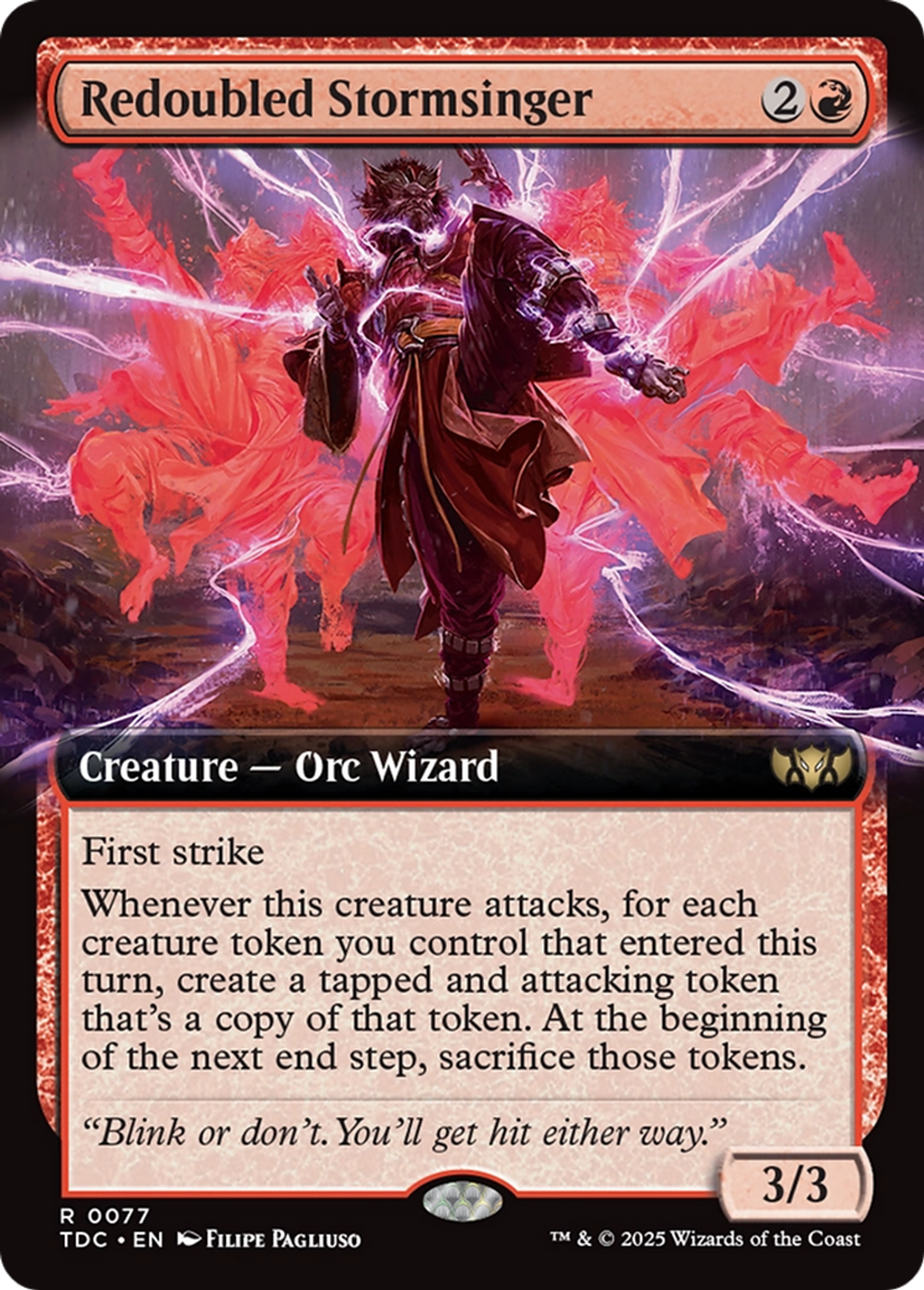 Chanteur d'orage redoublé — Tarkir: Dragonstorm Commander — Magic: The Gathering