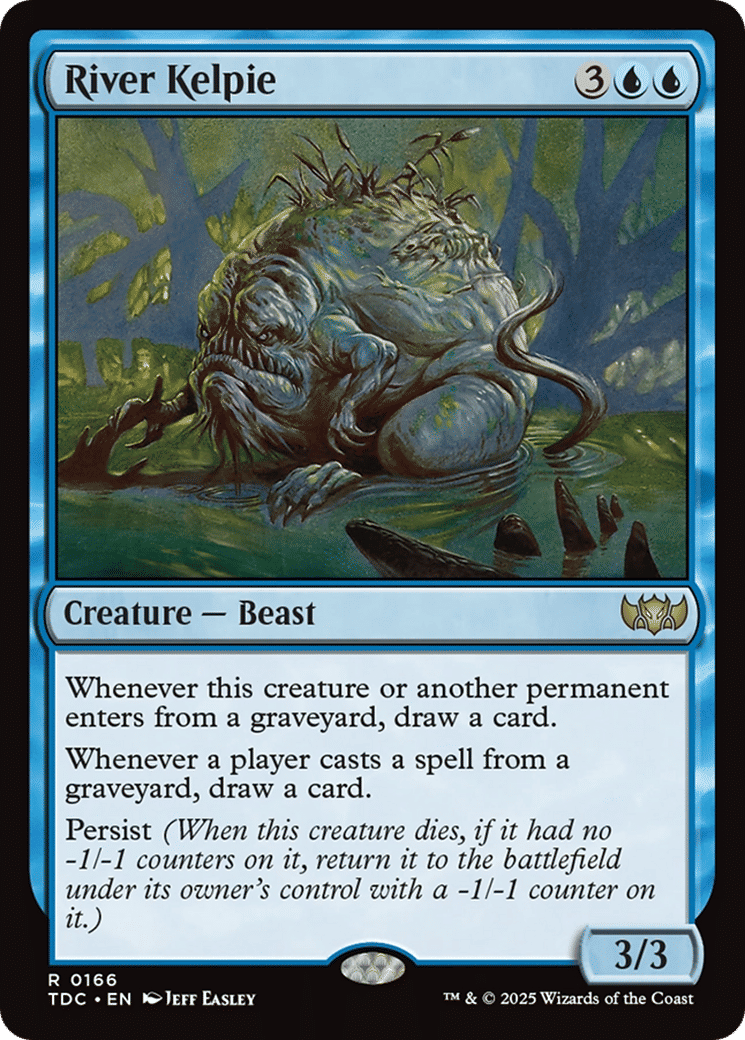 River Kelpie — Tarkir: Dragonstorm Commander — Magic: The Gathering
