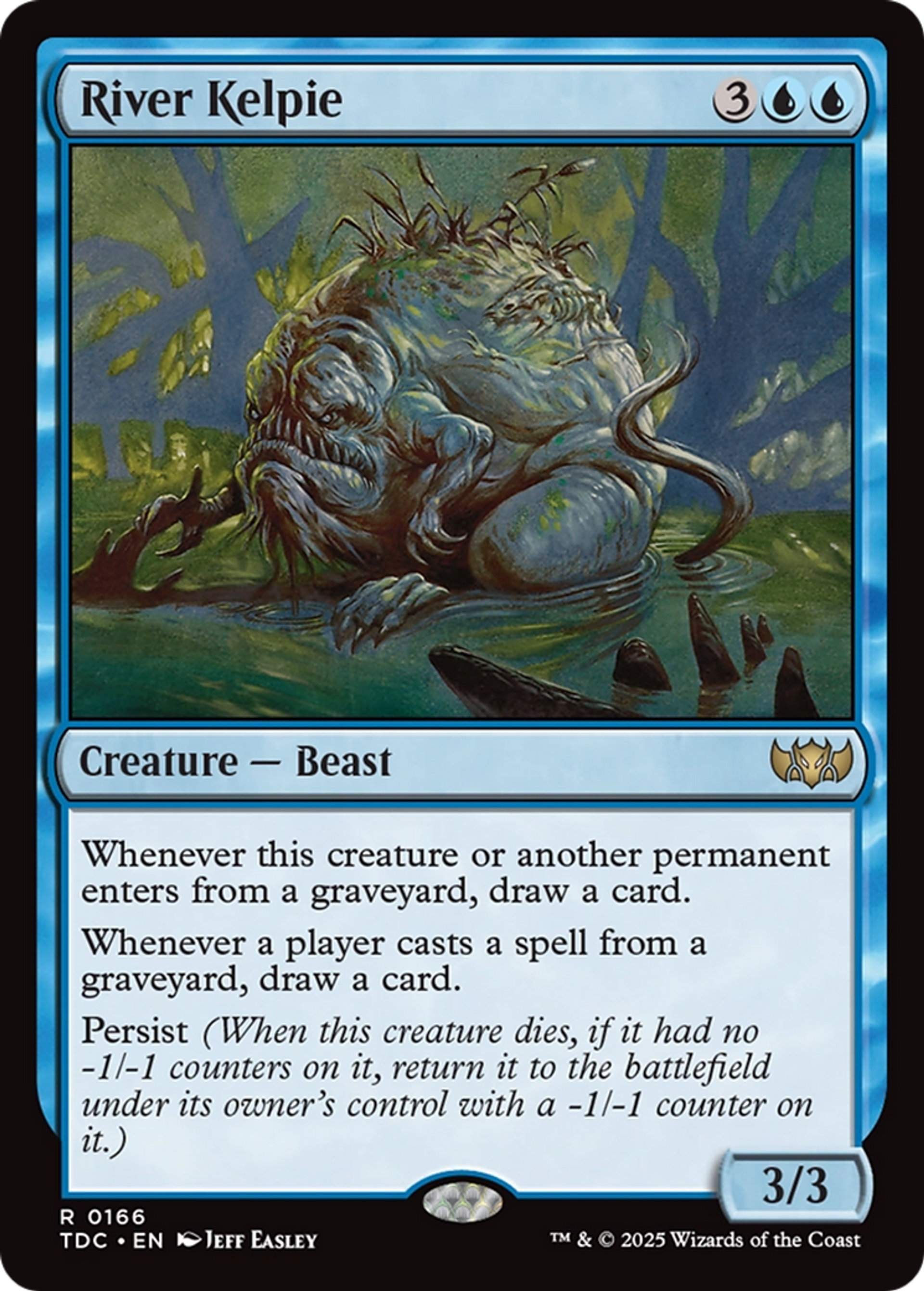 Kelpie des rivières — Tarkir: Dragonstorm Commander — Magic: The Gathering
