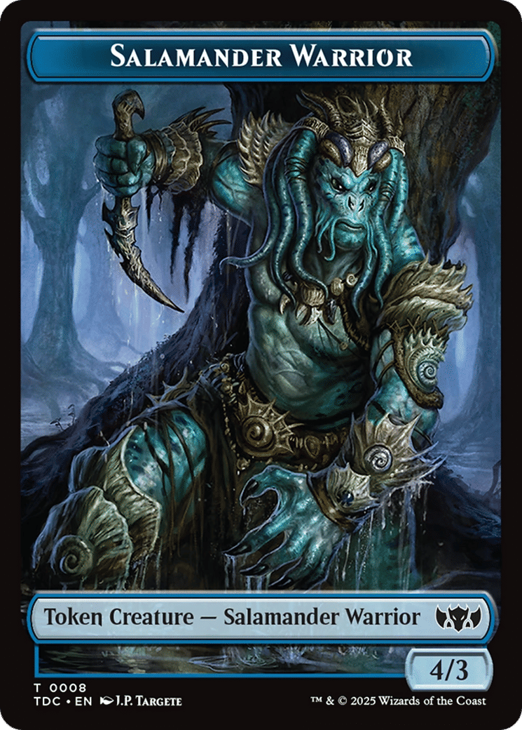 Salamander Warrior — Tarkir: Dragonstorm Commander — Magic: The Gathering