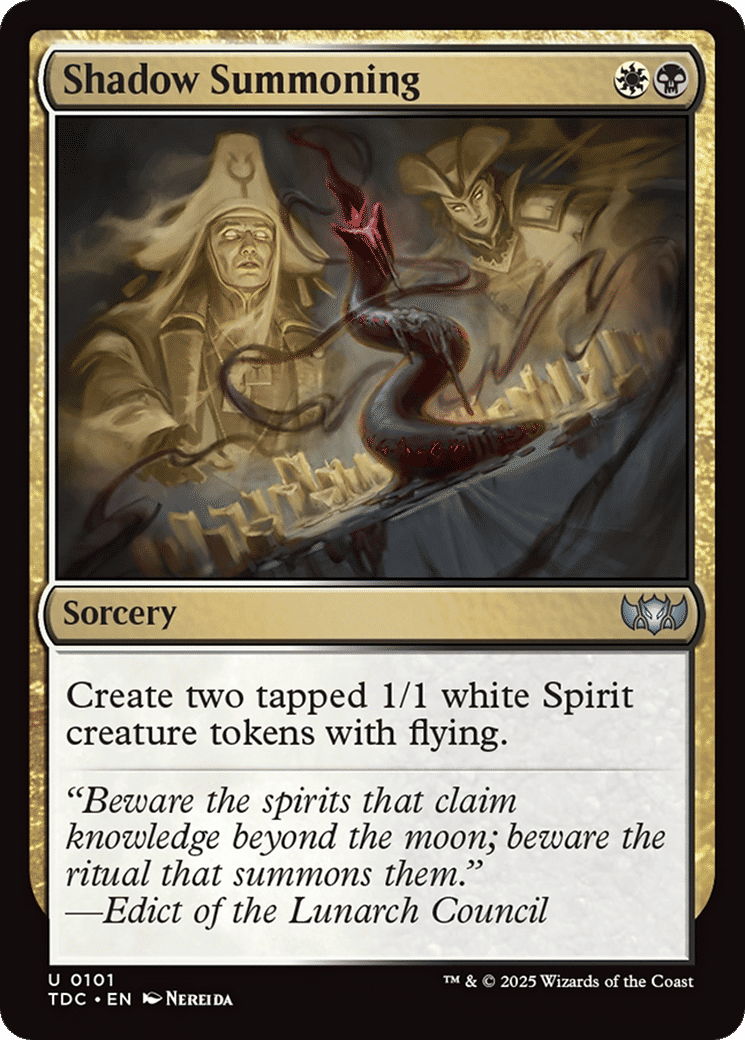 Shadow Summoning — Tarkir: Dragonstorm Commander — Magic: The Gathering