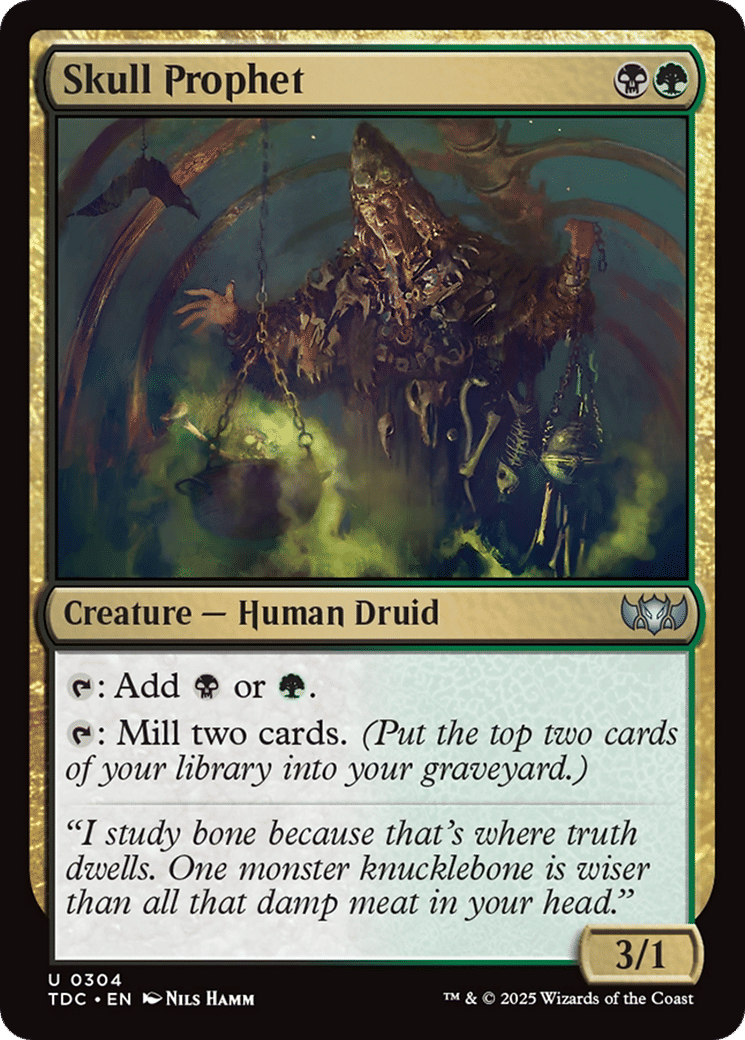 Skull Prophet — Tarkir: Dragonstorm Commander — Magic: The Gathering