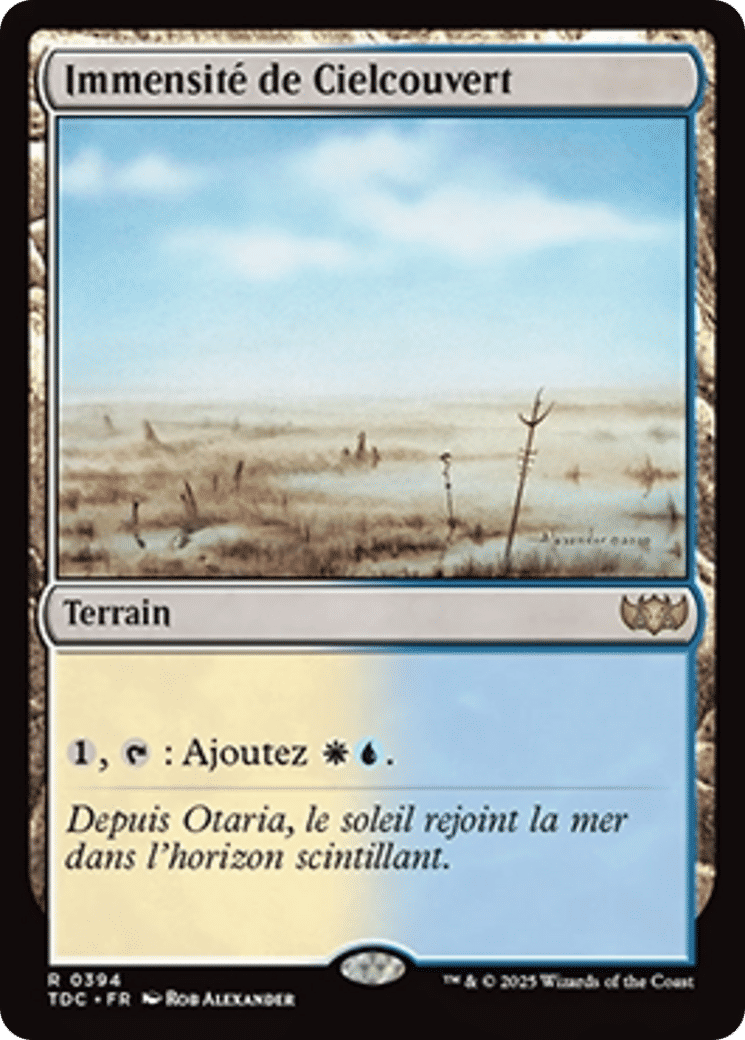 Immensité de Cielcouvert — Tarkir: Dragonstorm Commander — Magic: The Gathering